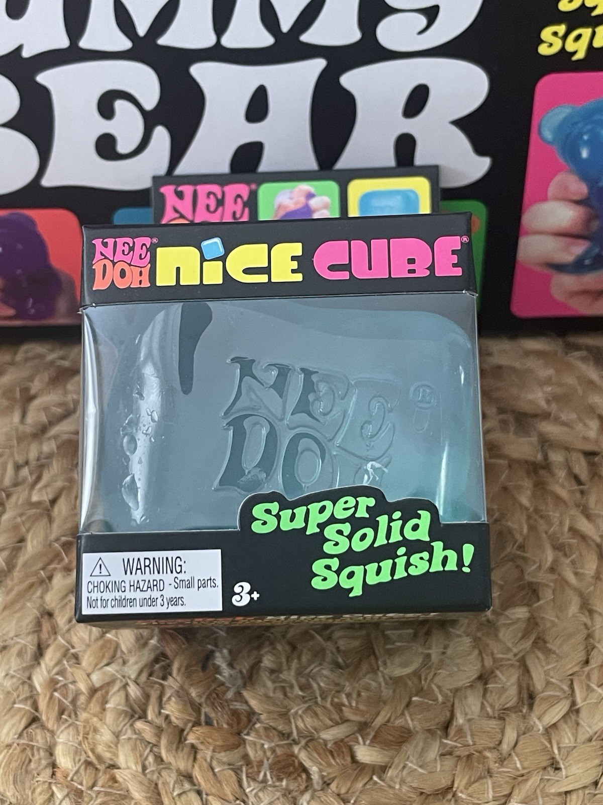 🔥NeeDoh Nice Cube – Super Solid Squish! (Blue)- AUTHENTIC-Original Size-NEW 👀