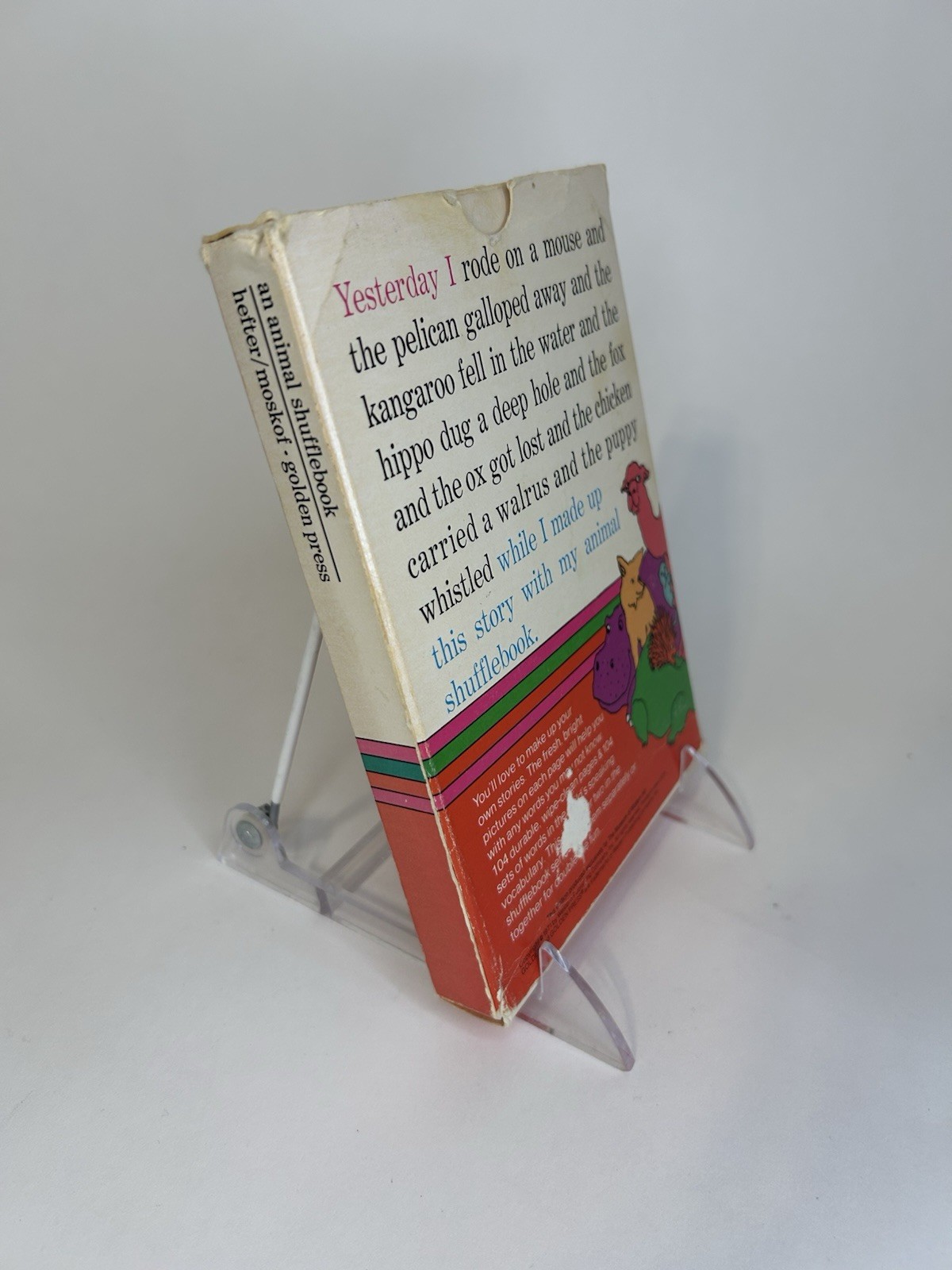 An Animal Shufflebook Cards By Richard Hefter Martin Stephen RARE Vintage 1971