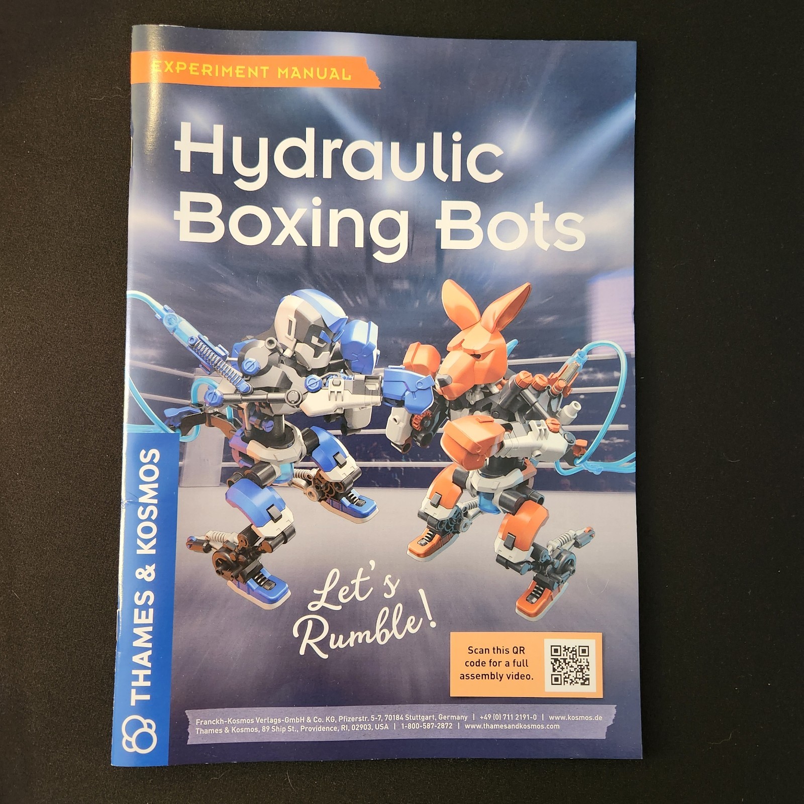 NEW open box Hydraulic Boxing Bots STEM Experiment Kit – Thames & Kosmos