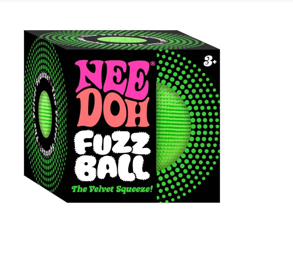 💜 PURPLE 💜 – NIB NeeDoh Fuzz Ball Stress Ball Squish Toy Fast Ship! – New!!!