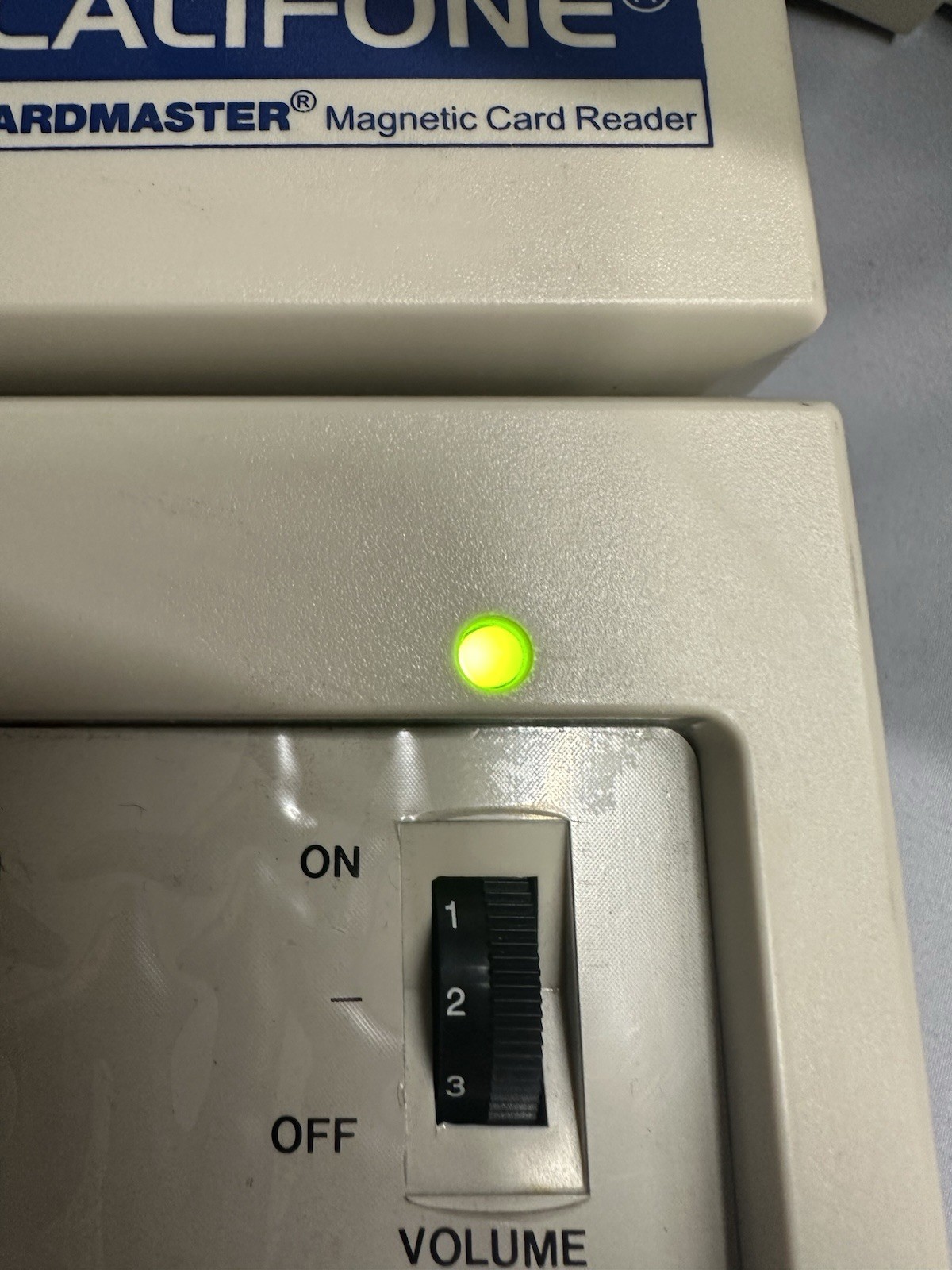 Califone Cardmaster SERIES 2000 Magnetic Card Reader Model 2010 -0336