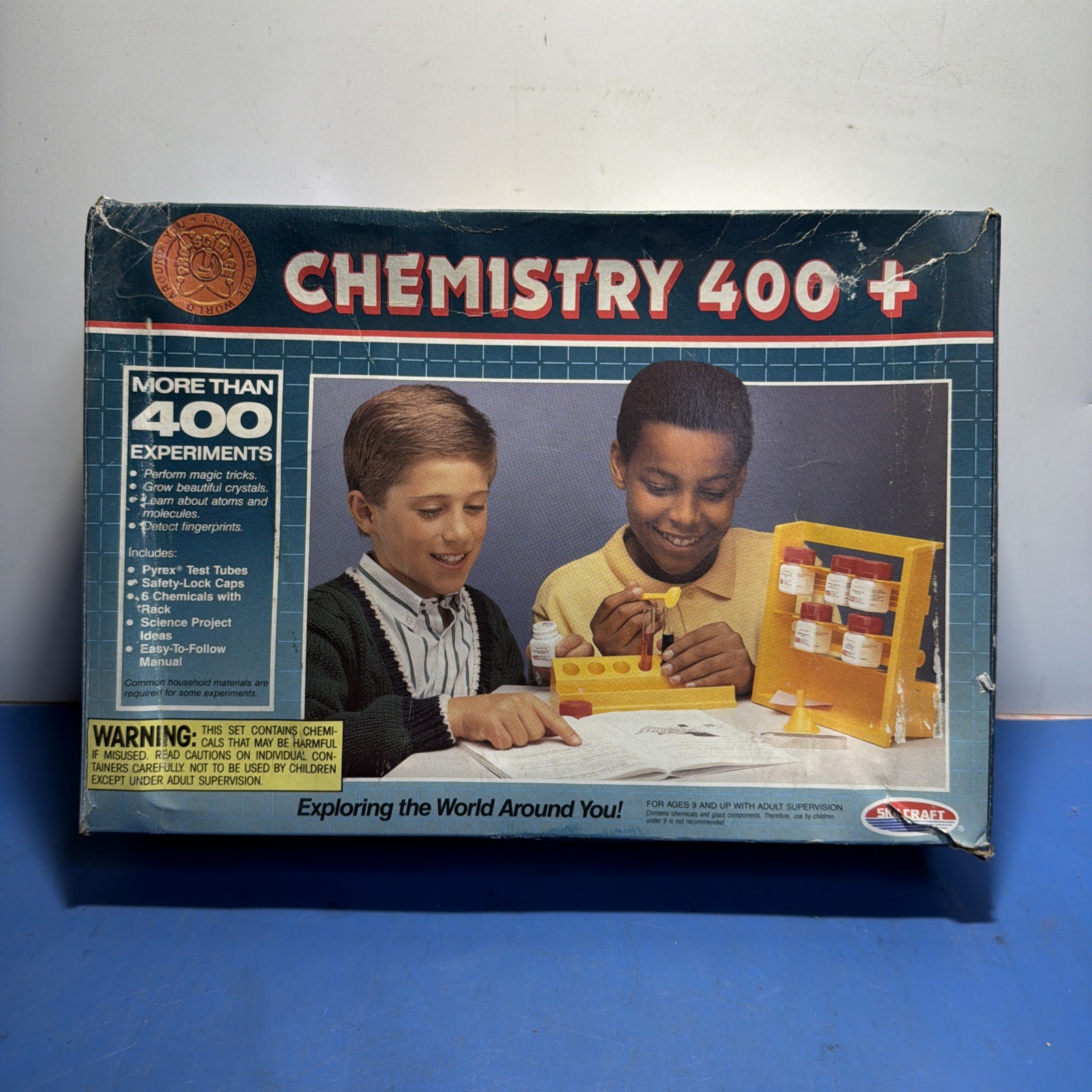Vintage Chemistry 400+ Science Kit Set with Manual & Accessories