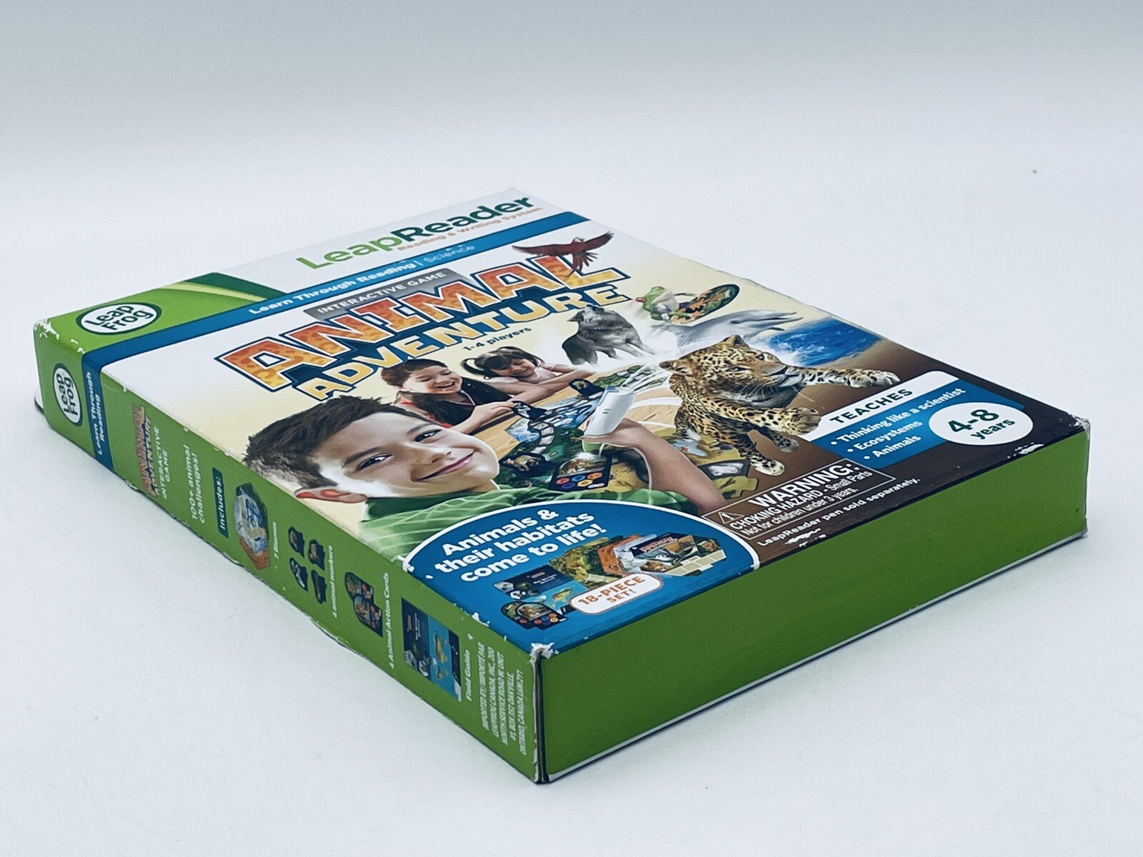 NEW LeapFrog LeapReader ANIMAL ADVENTURE Interactive Educational Board Game