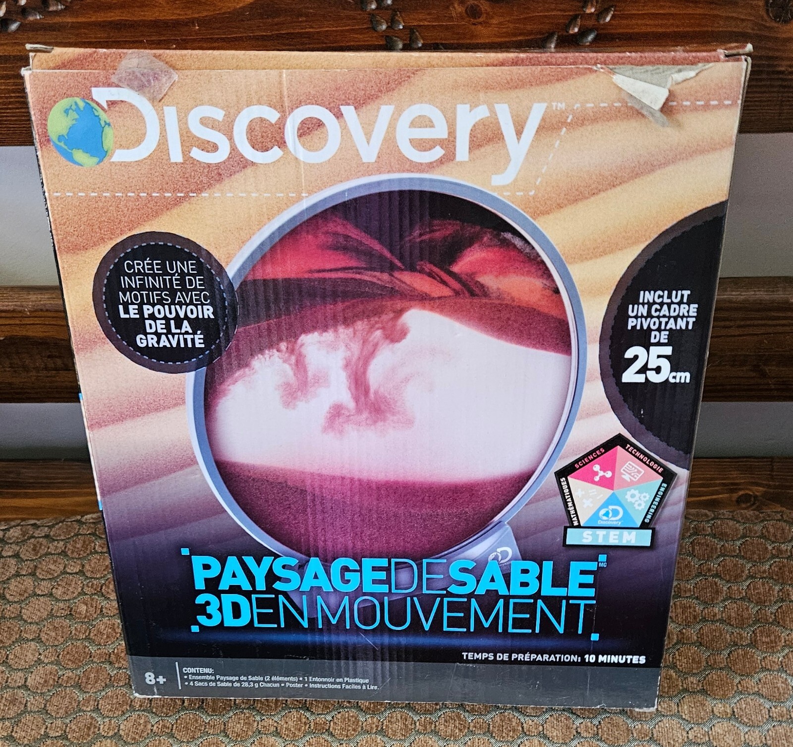 Fun Discovery 3D Motion Sandscape, Ages 8+, Kids, Youth, Science Art Learning