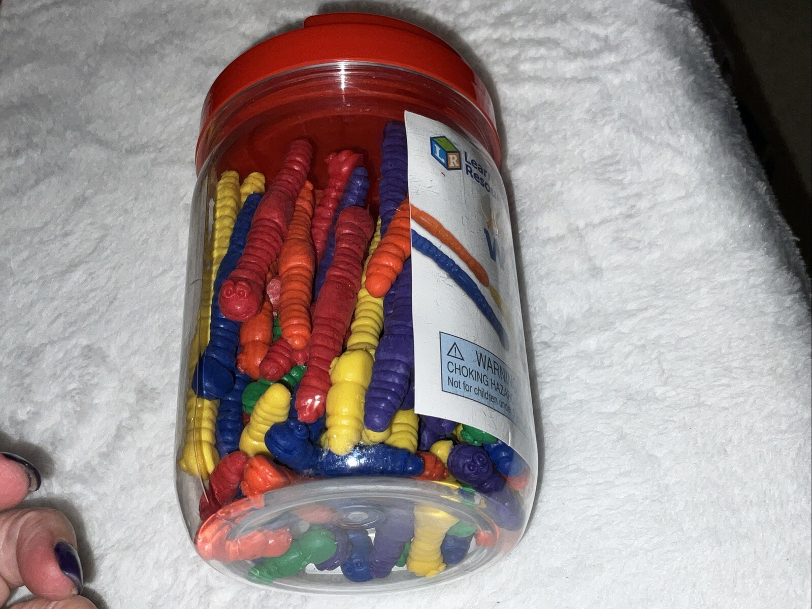 Learning Resources Measuring Worms 72 Pieces, Ages 3+ Toddler Learning Brand New