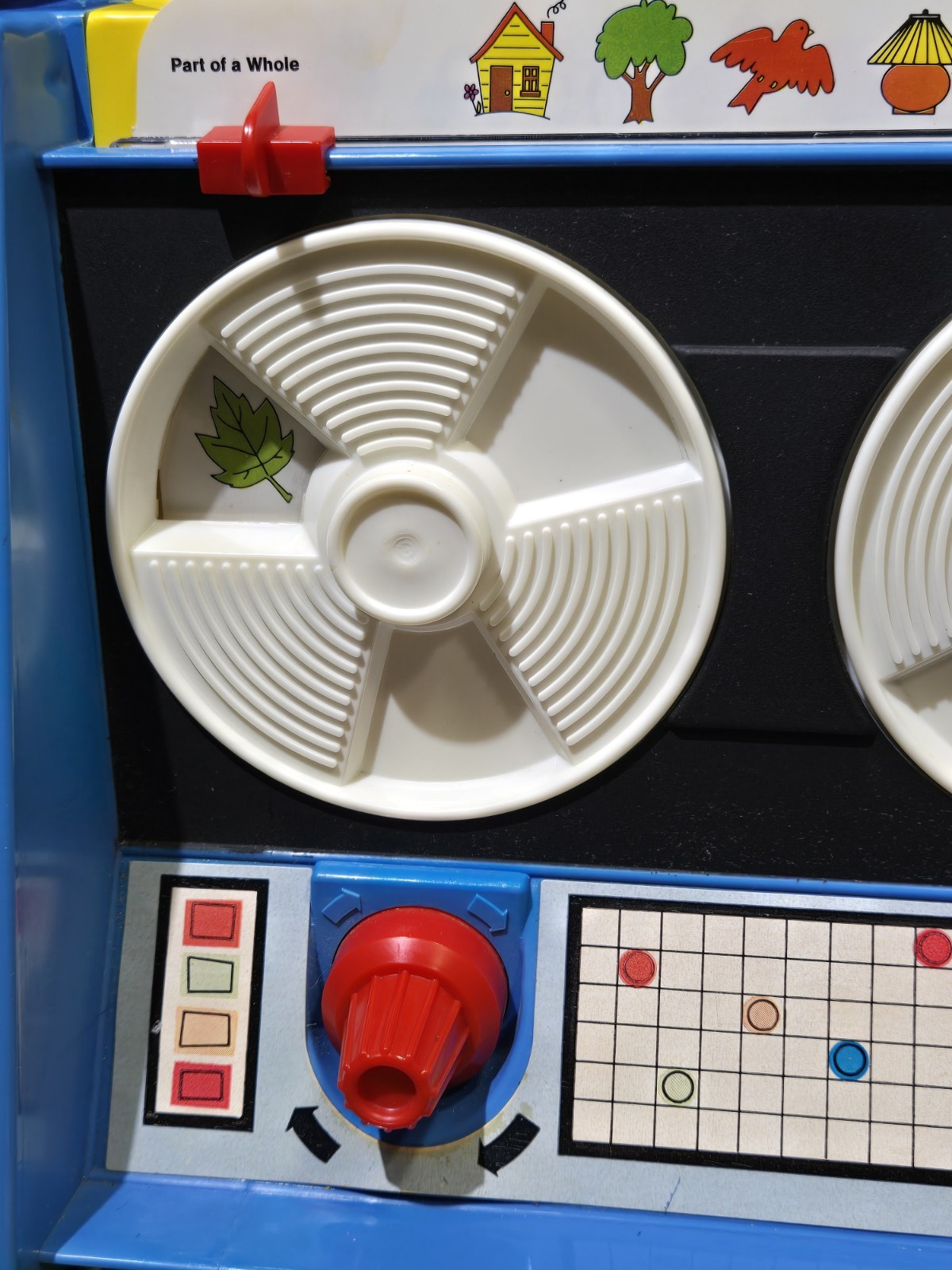 Vintage 1972 Playskool Play ‘N Learn Computer Reel to Reel Toy with 7 Cards