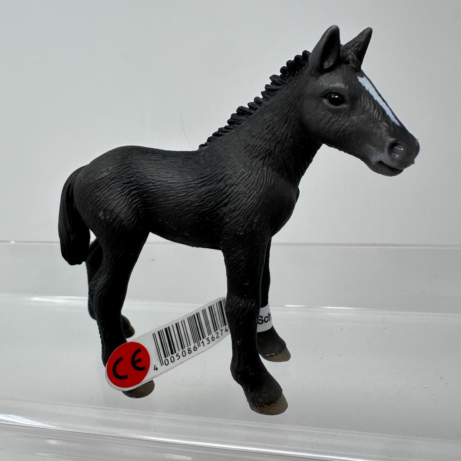 Schleich Percheron Foal Black Horse Baby Pony Wildlife Safari Figure with TAG