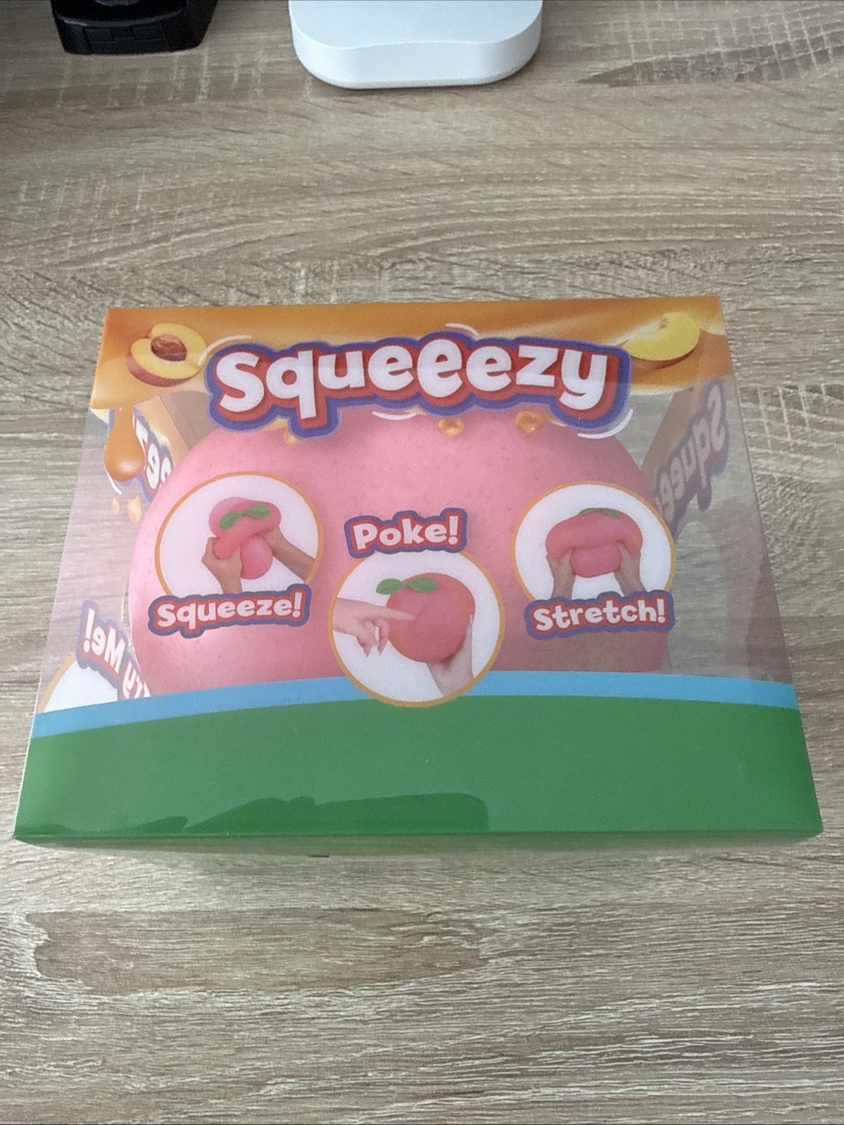 Sunny Days Jumbo Squeezy Peach Squishy Toy Stress Relief Sensory Fidget NEW