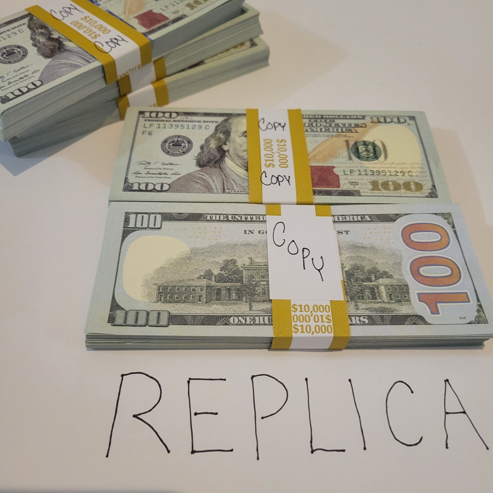 Best Replica NEW $100 Stack(100 Bills)/REPLICA/ NOVELTY PURPOSES ONLY