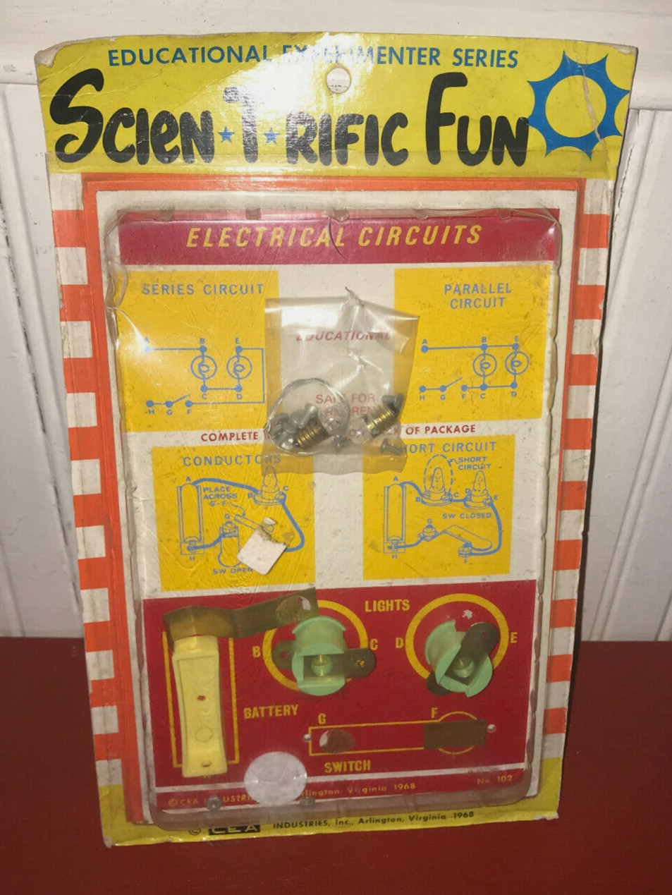 1968 Scien*T*rific Fun Educational Experimenter Electrical Circuit Set