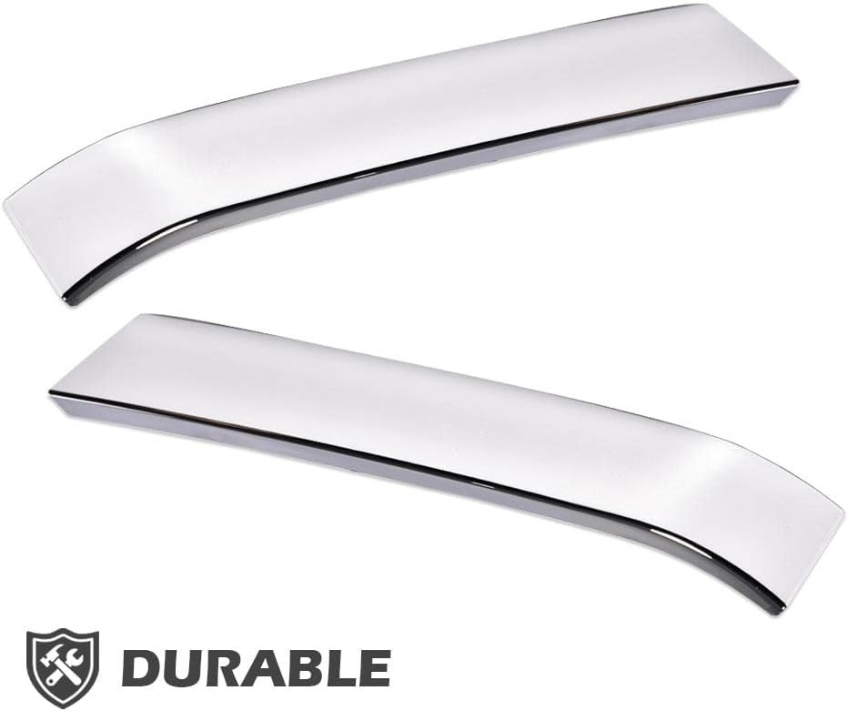 03-07 Chevy Silverado 1500 2500 3500 Grille Trim Set Left Right Pair White