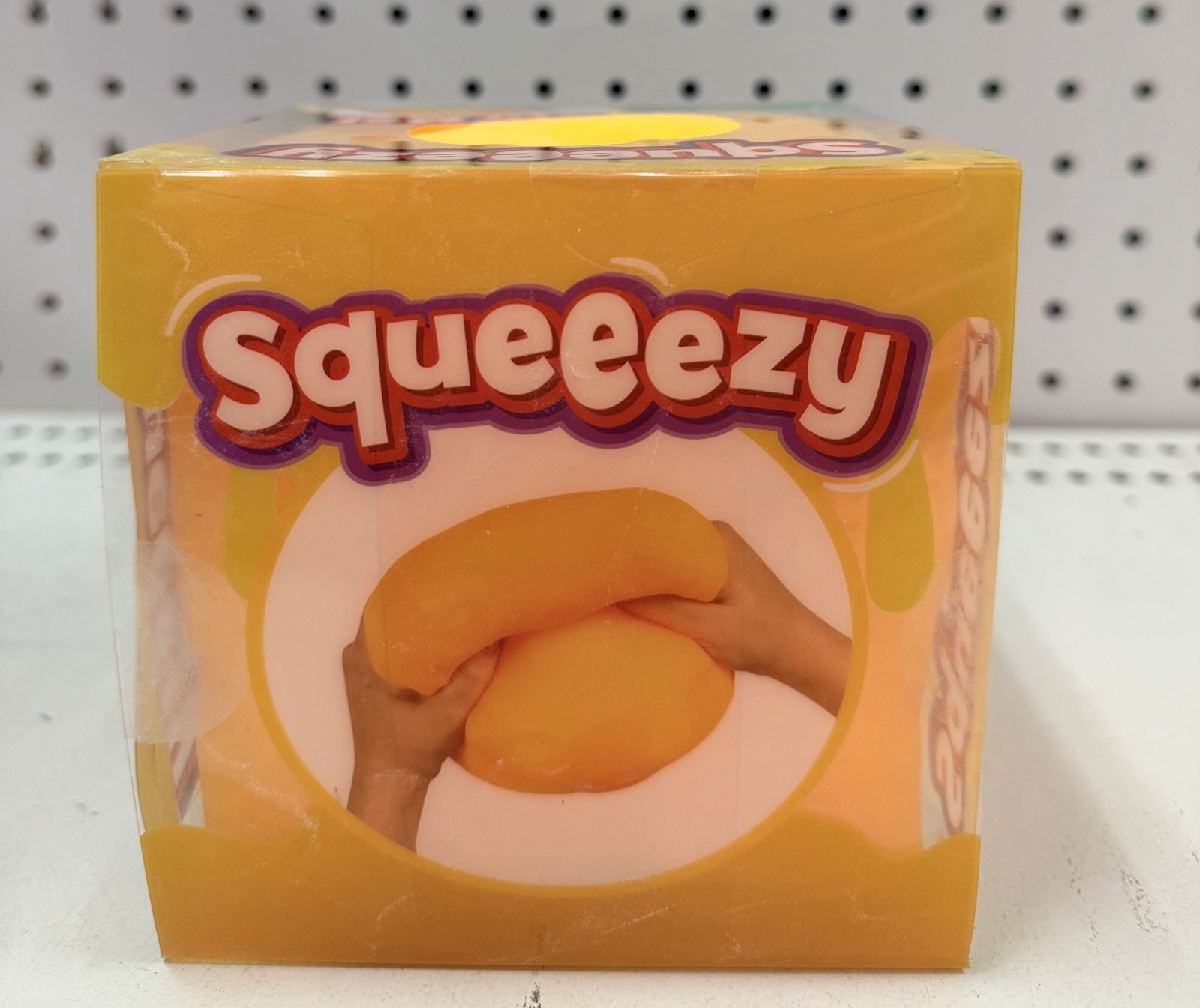 Sunny Days Jumbo Squeezy Cheese Yellow Squishy Toy Stress Relief Sensory Fun