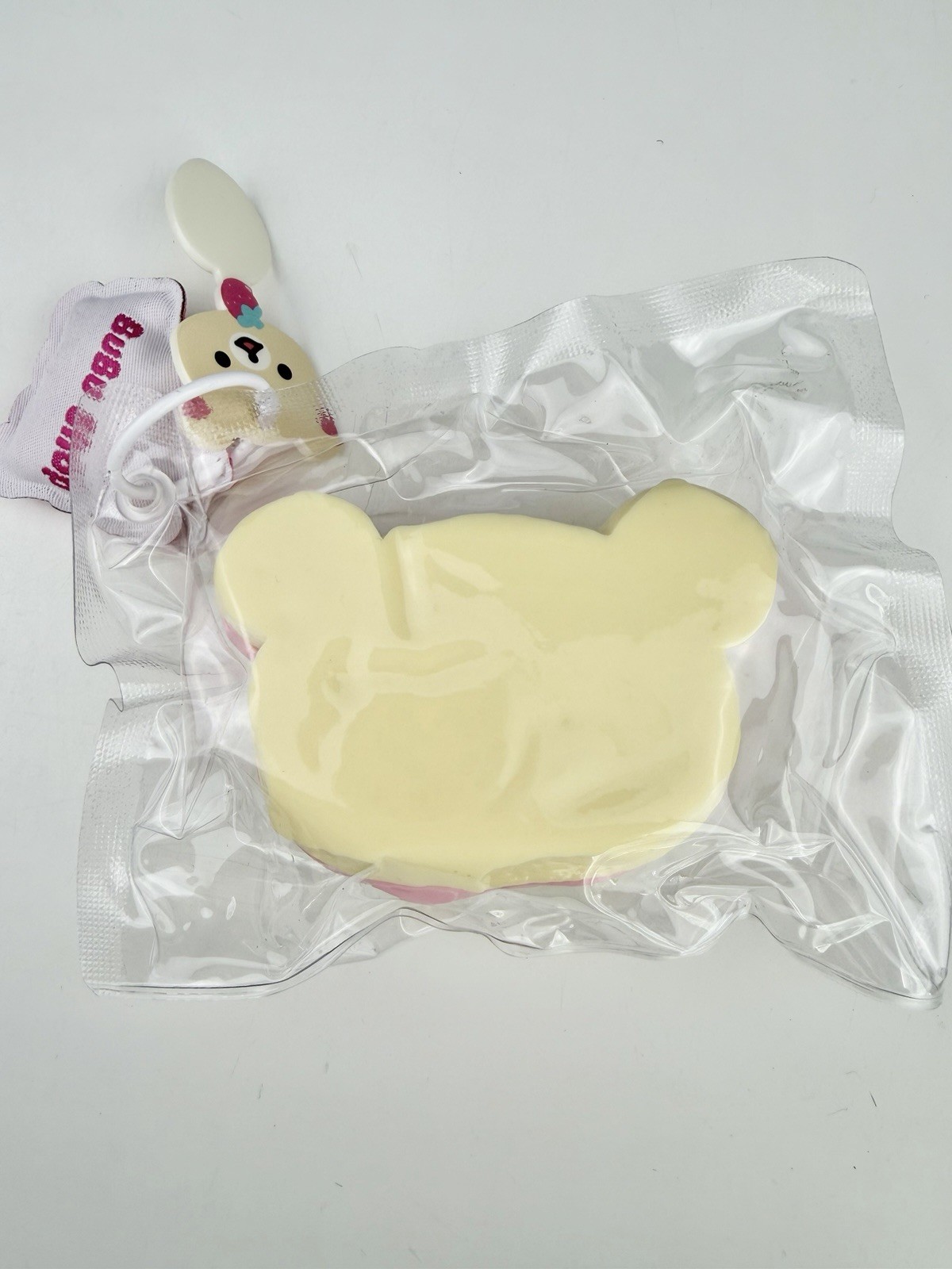 Handmade Taba Squishy Three-Layer Teddy Bear with Charms 5.5 ounce