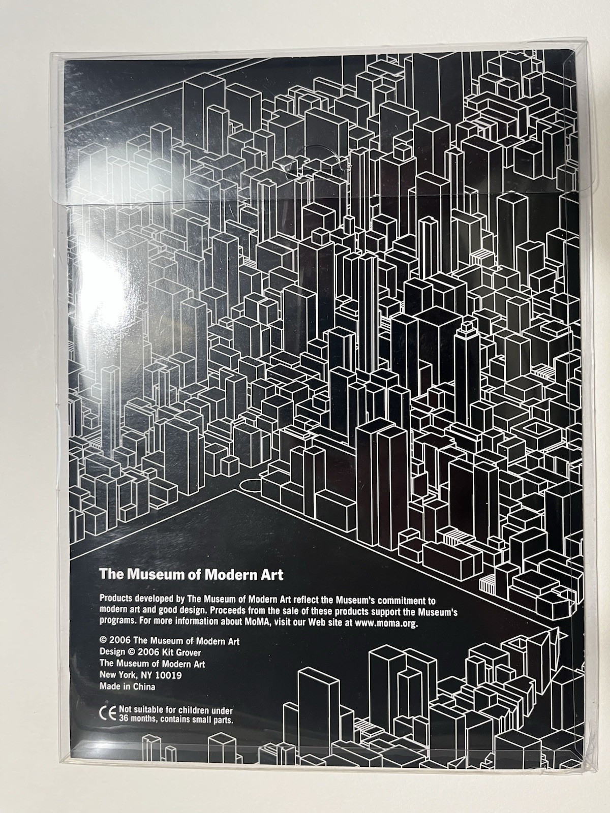 2006 Y2K Magnetic Refrigerator Puzzle MOMA Museum – 8.5″ x 7″ – Kit Grover