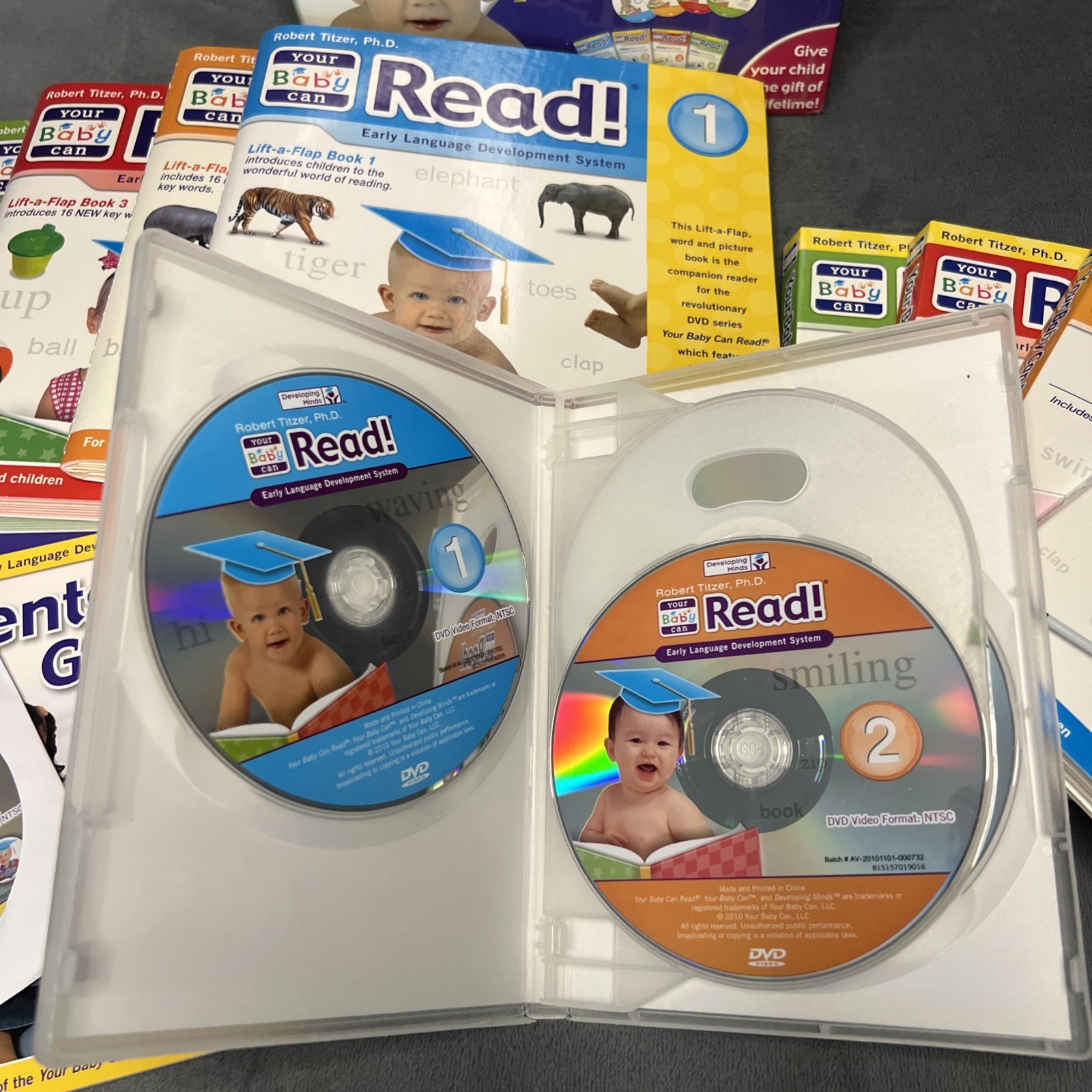 Your Baby Can Read Early Language Development System DVD Books Cards Complete