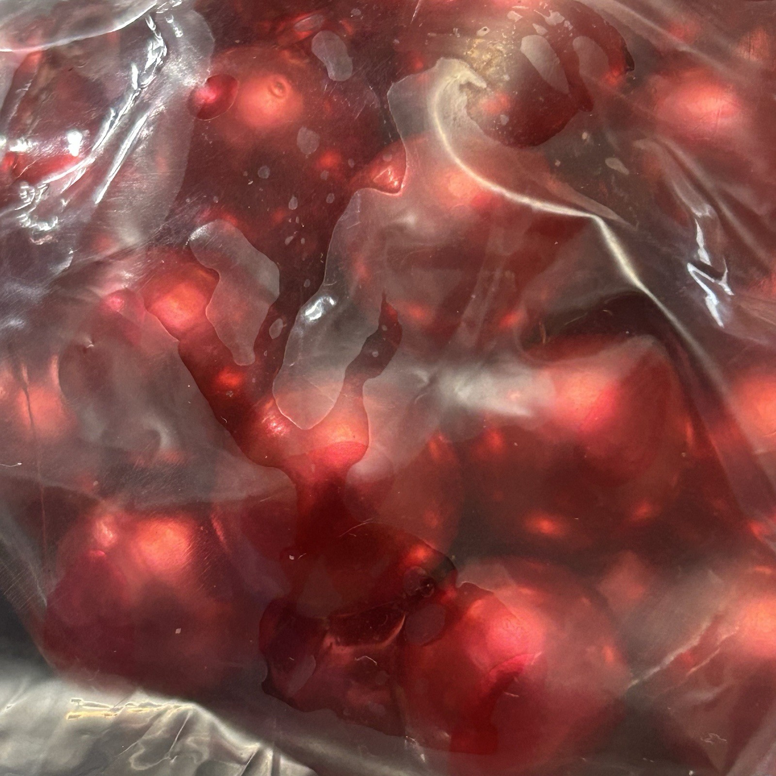 Stress Relief Ball Squeeze Squish Sensory Fidget Toy Tactile Play Red Pearls New