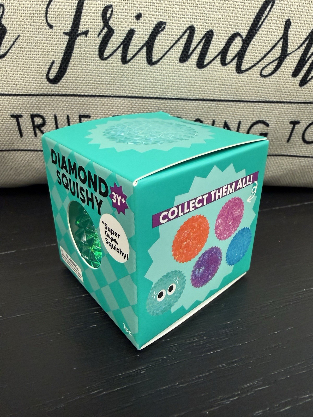 NEW Teal J’Adore Diamond Squishy Toy Target Squeeze Orb Toy SIMILAR TO NEEDOH