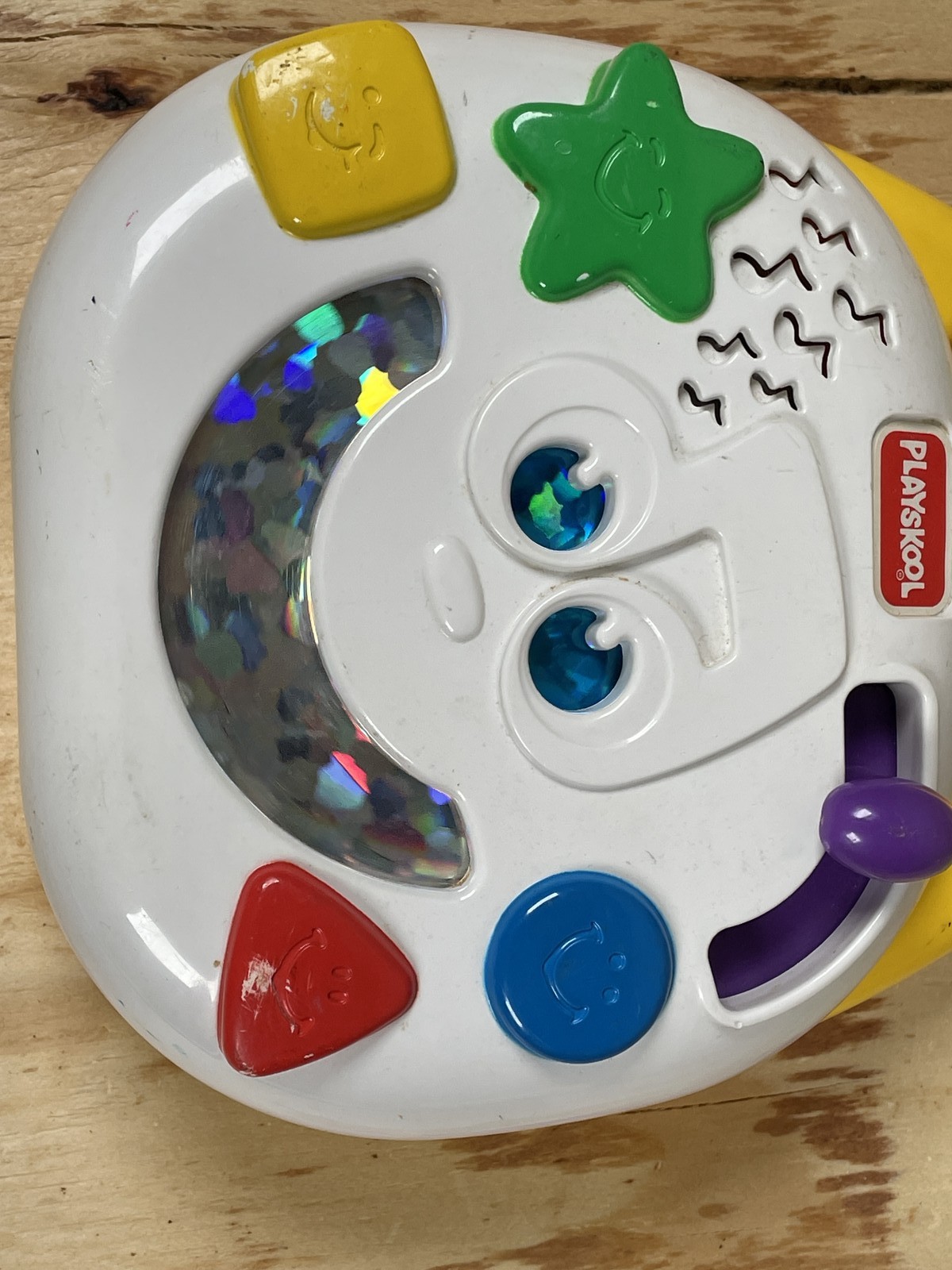 Playskool Twirlin’ Tunes CD Player w/ Lights Sounds Shapes Colors