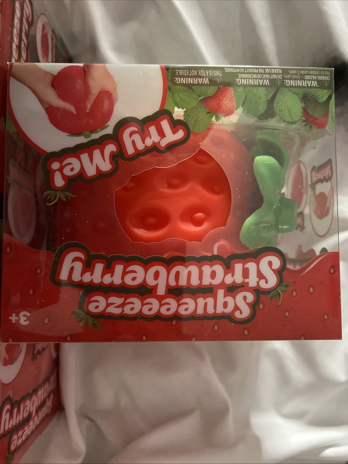 Sunny Days Jumbo Squeezy Strawberry Squishy Toy Stress Relief Sensory Fun