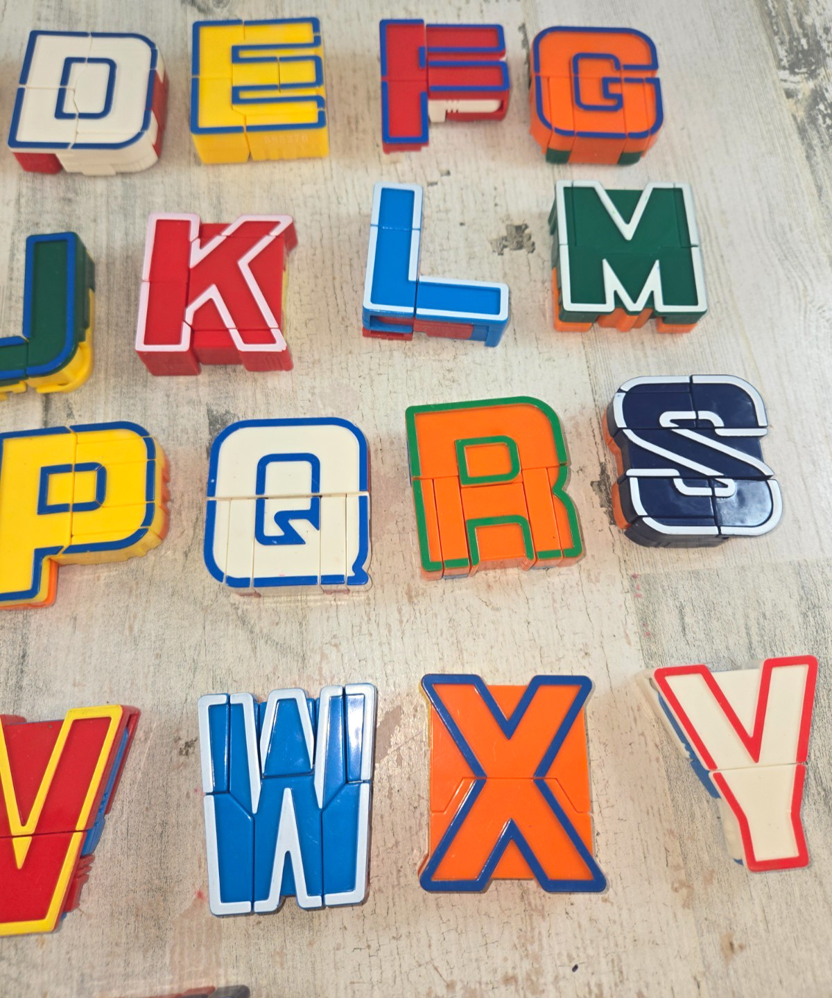 Lakeshore Alpha Bots Transformer Robots Letter Learning Toys Lot of 25