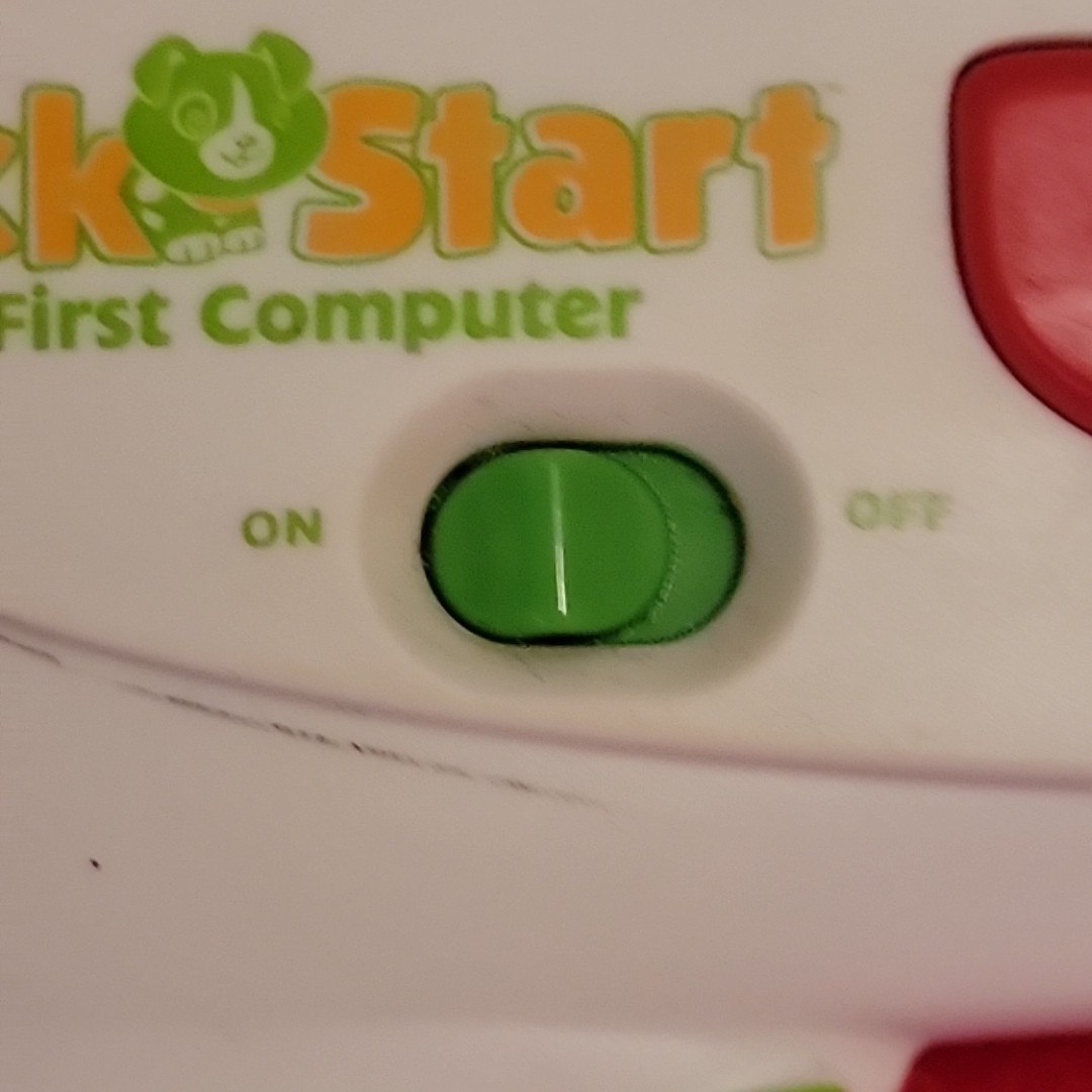 LEAPFROG CLICKSTART My First Computer w Controller Mouse Tested Working keyboard