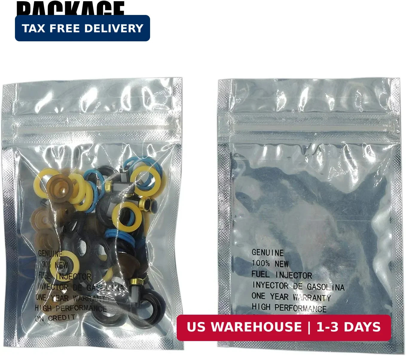 HiSport Fuel Injector Seal Kits Compatible with Ford Mercury Lincoln Jeep V8 5.4