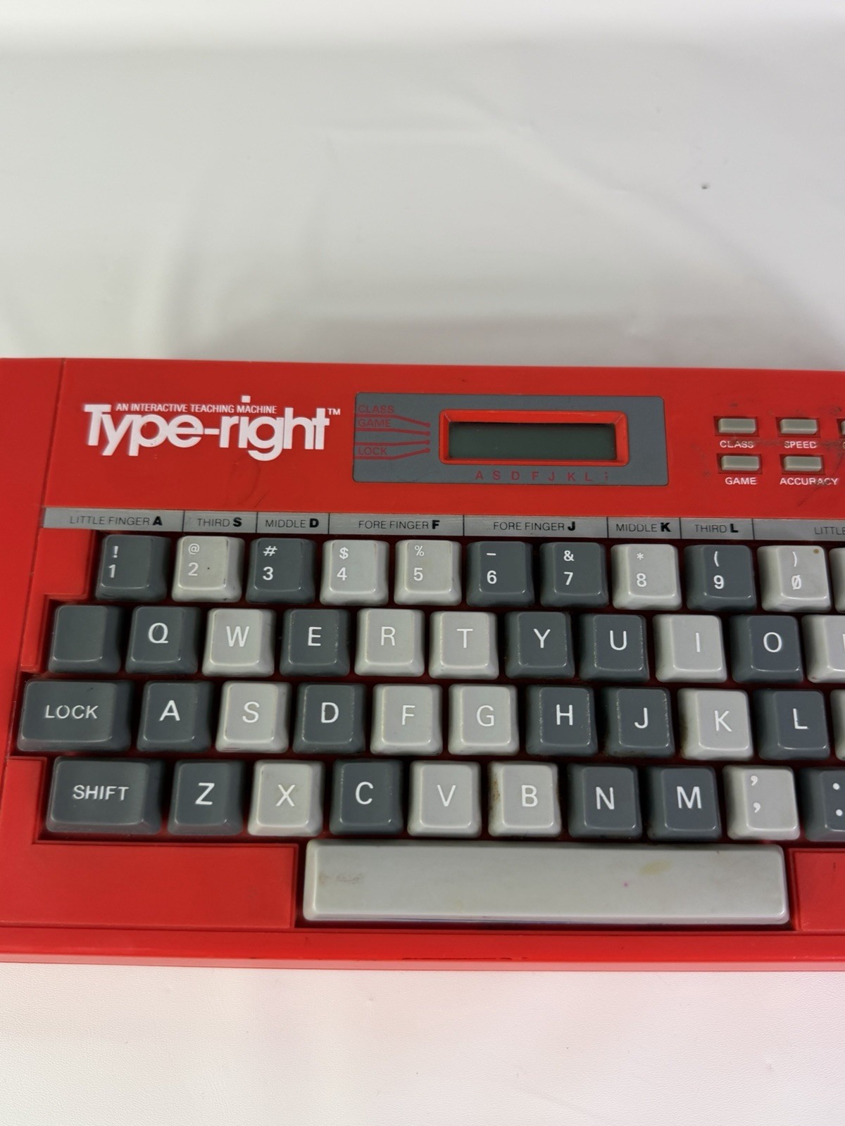 Vintage VTech Type-right Typing Game Interactive Teaching Machine 1985 WORKS