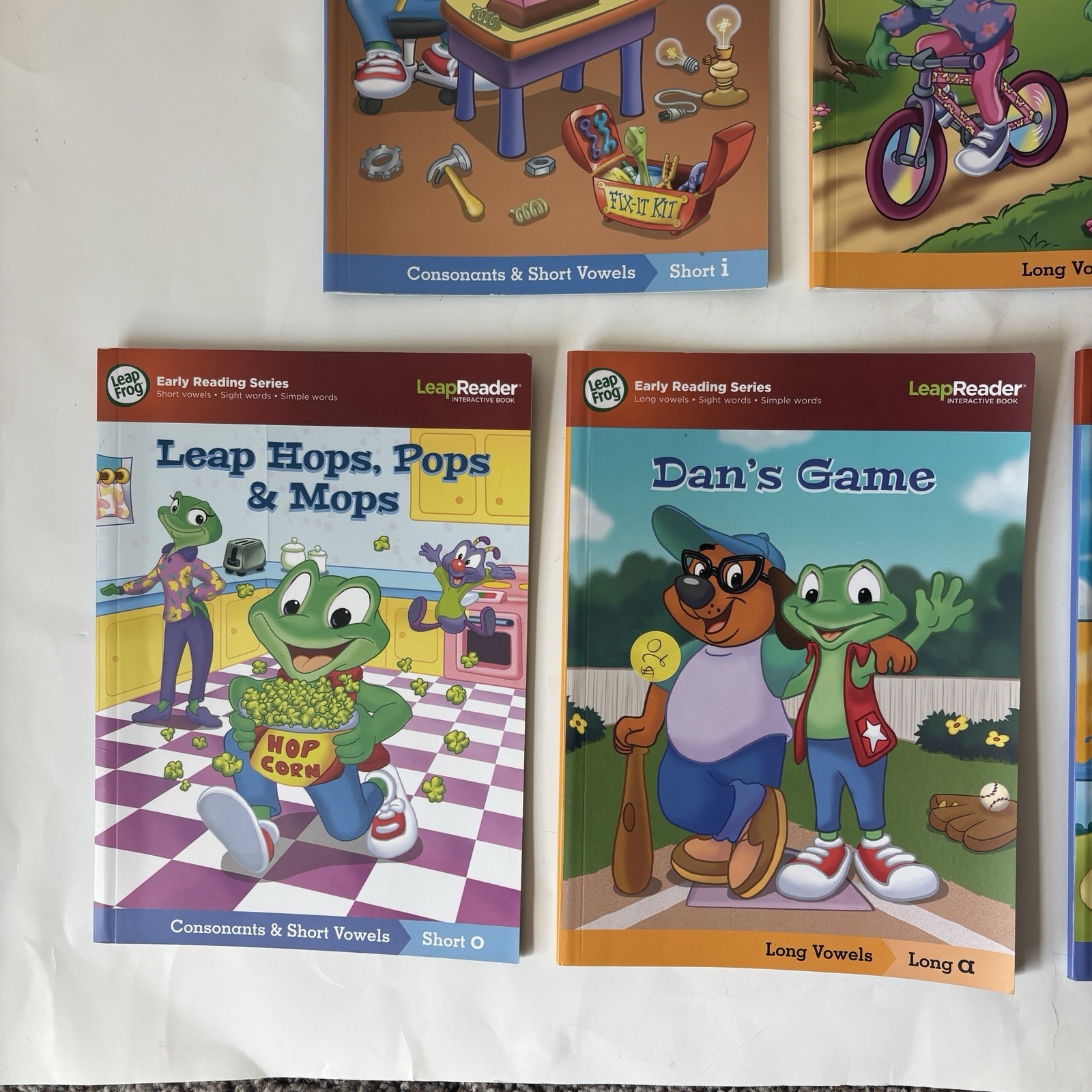 LeapReader Early Reading Series 5-Book Set Phonics Learn To Read Frog