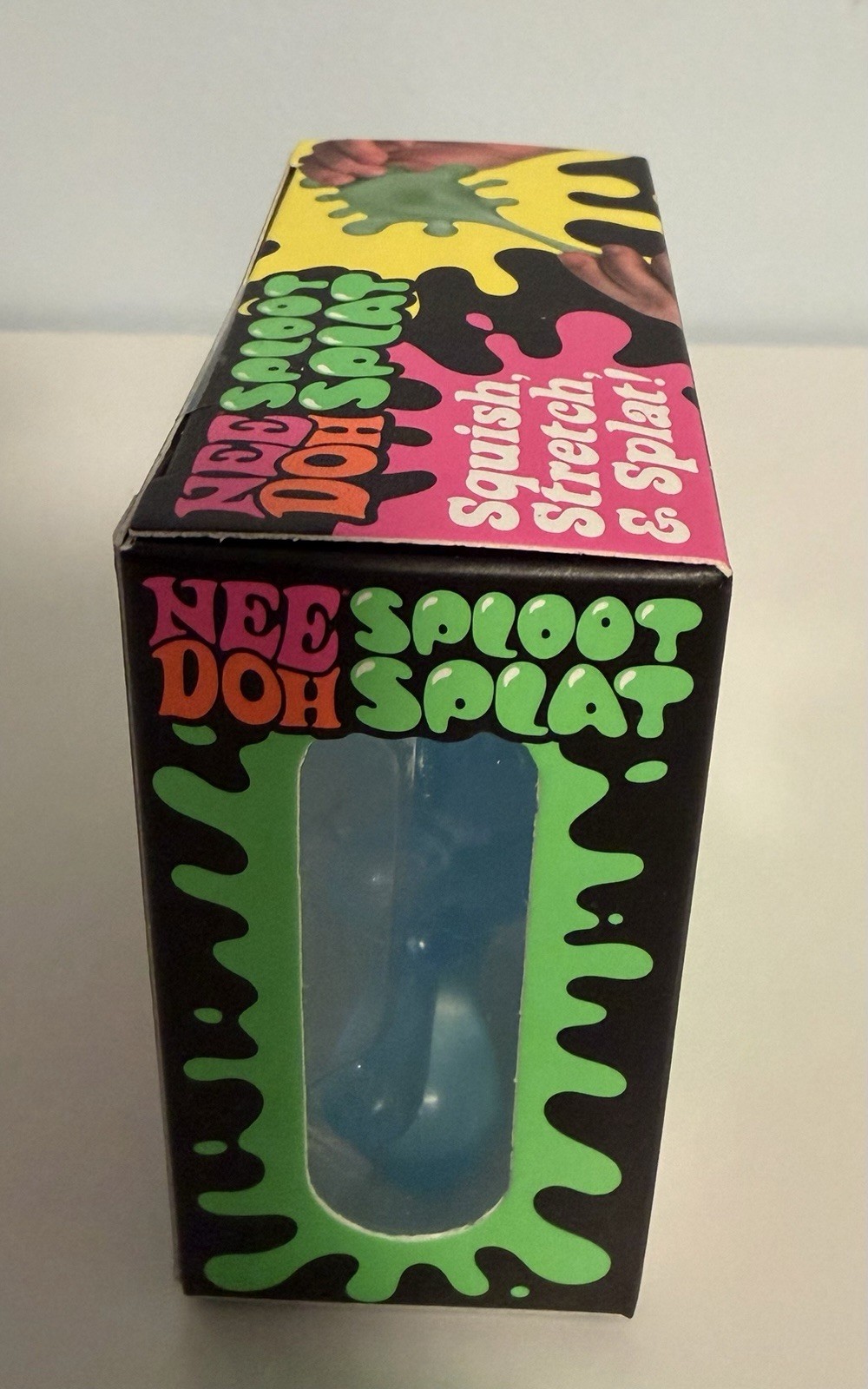 Schylling NeeDoh Sploot Splat TikTok Viral 🔥 blue Sensory Fidget Toy NEW In Box