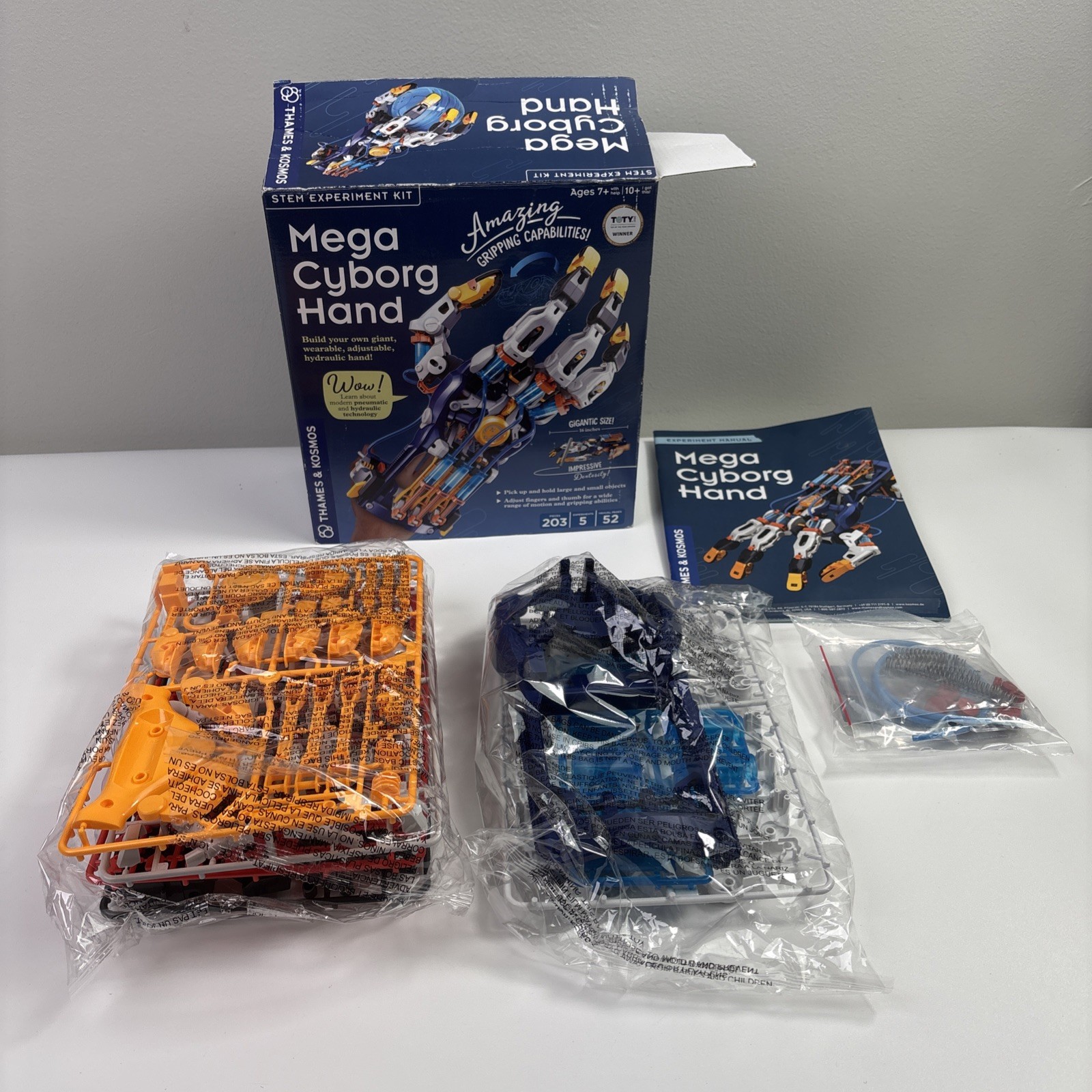 Mega Cyborg Hand Toy Thames Kosmos Stem Science Building Kit Open Box