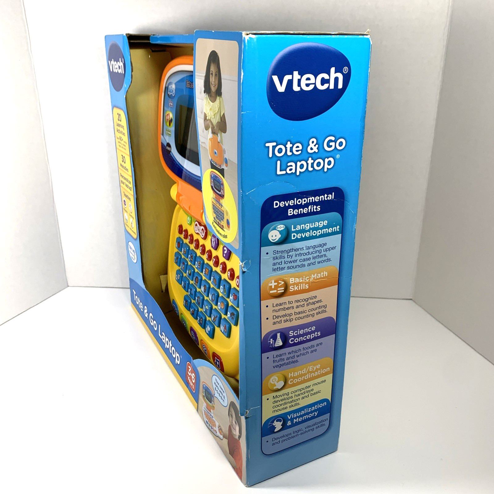 VTECH Tote & Go Laptop Learning Toy Educational Game Exclusive Color NIB
