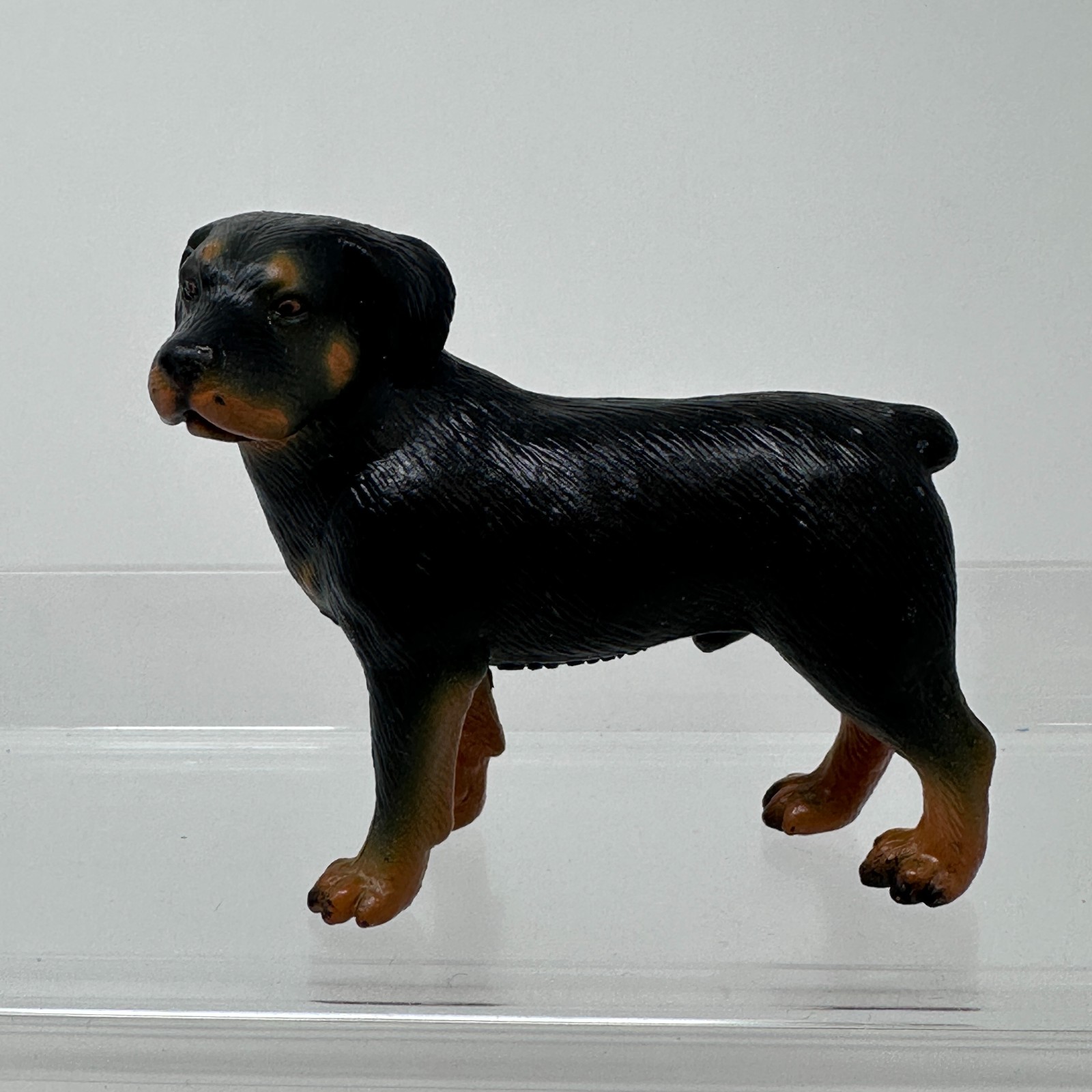 Schleich Rottweiler Figure Black Brown Dog Pet Animal Figurine 2.5″ 1999 Vintage