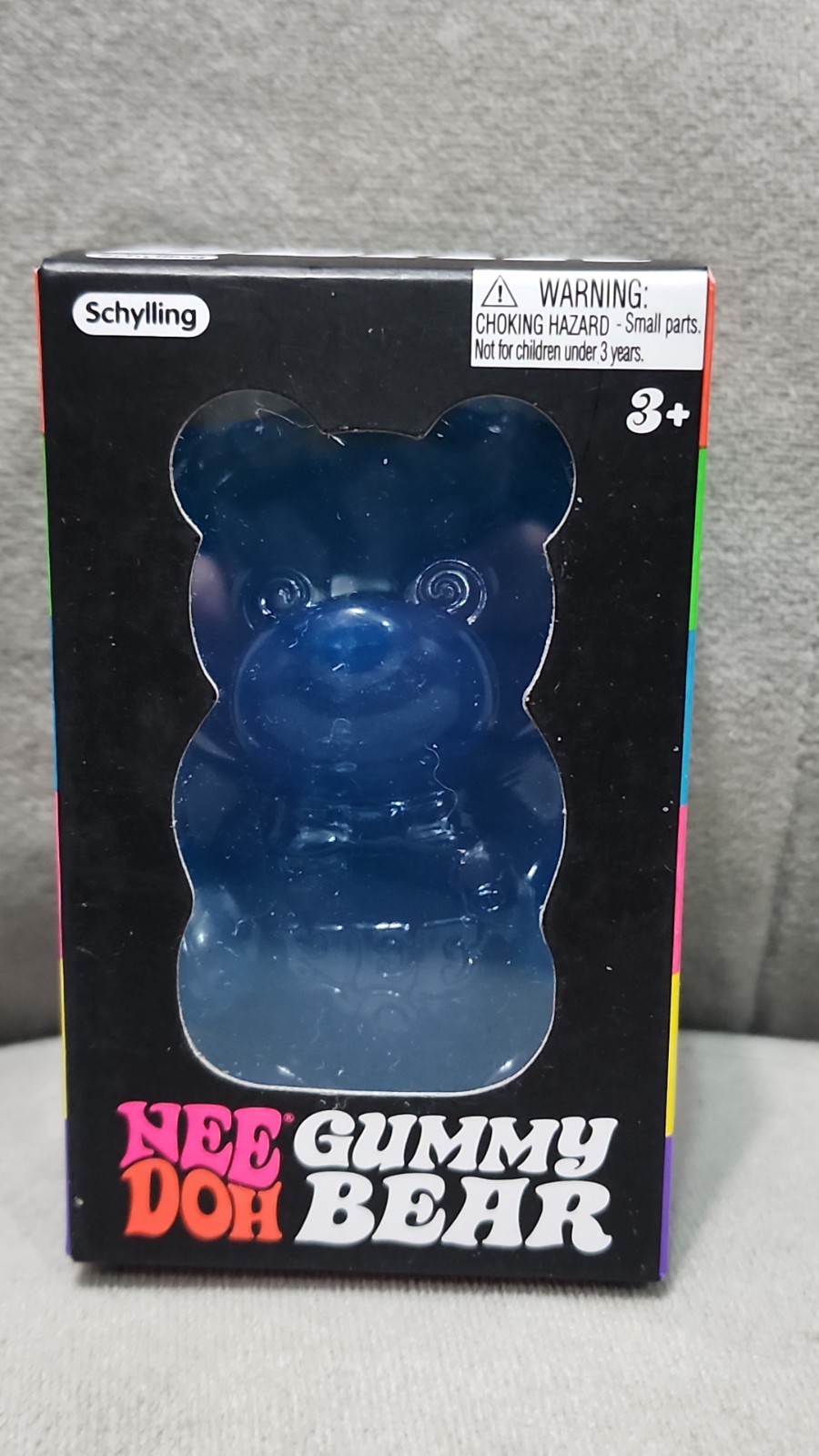 NeeDoh Blue Gummy Bear- New Hard To Find Authentic