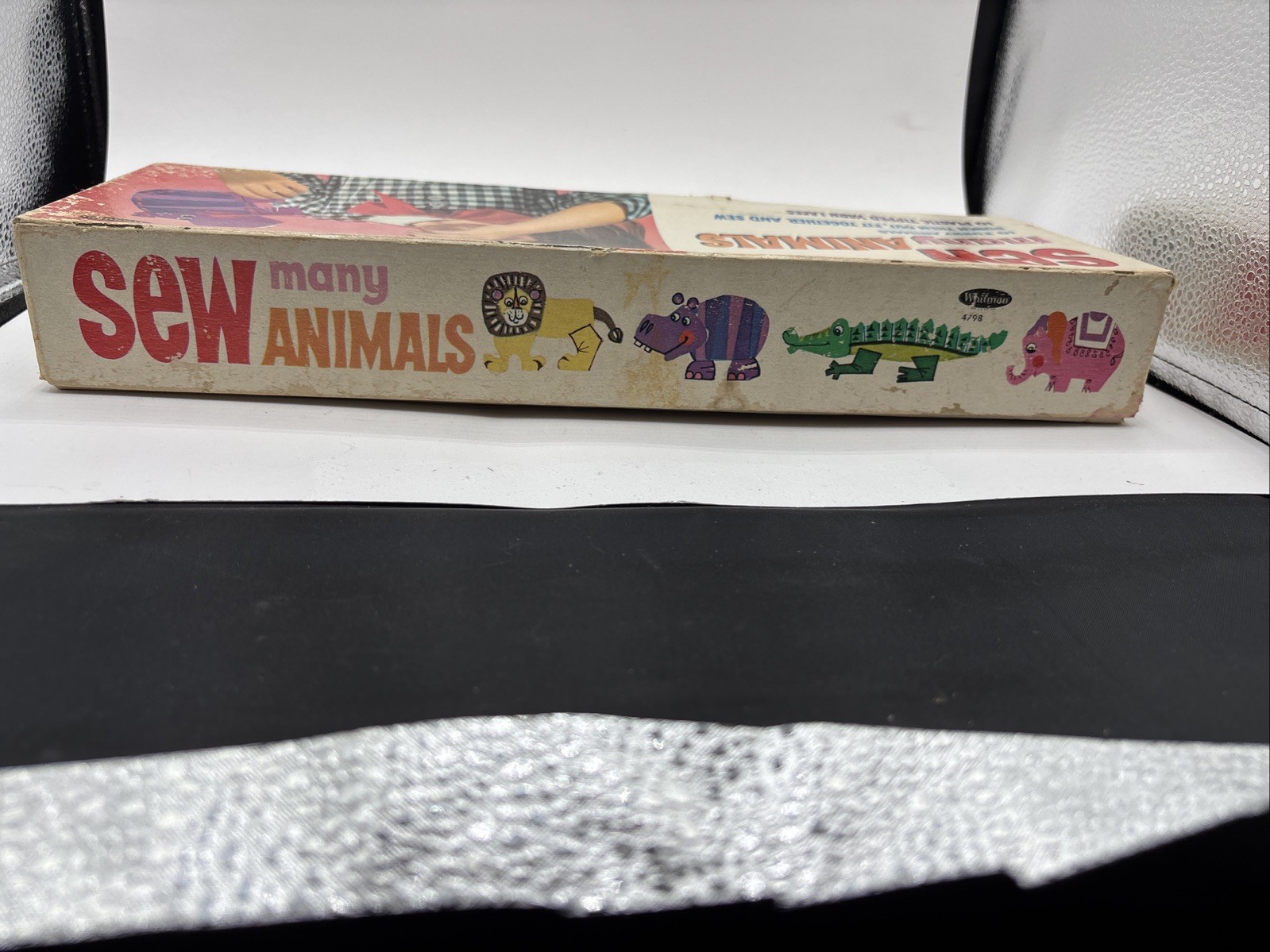 10 Animals + Laces Whitman Sew Many Animals Children’s Sewing Cards Vintage 1967
