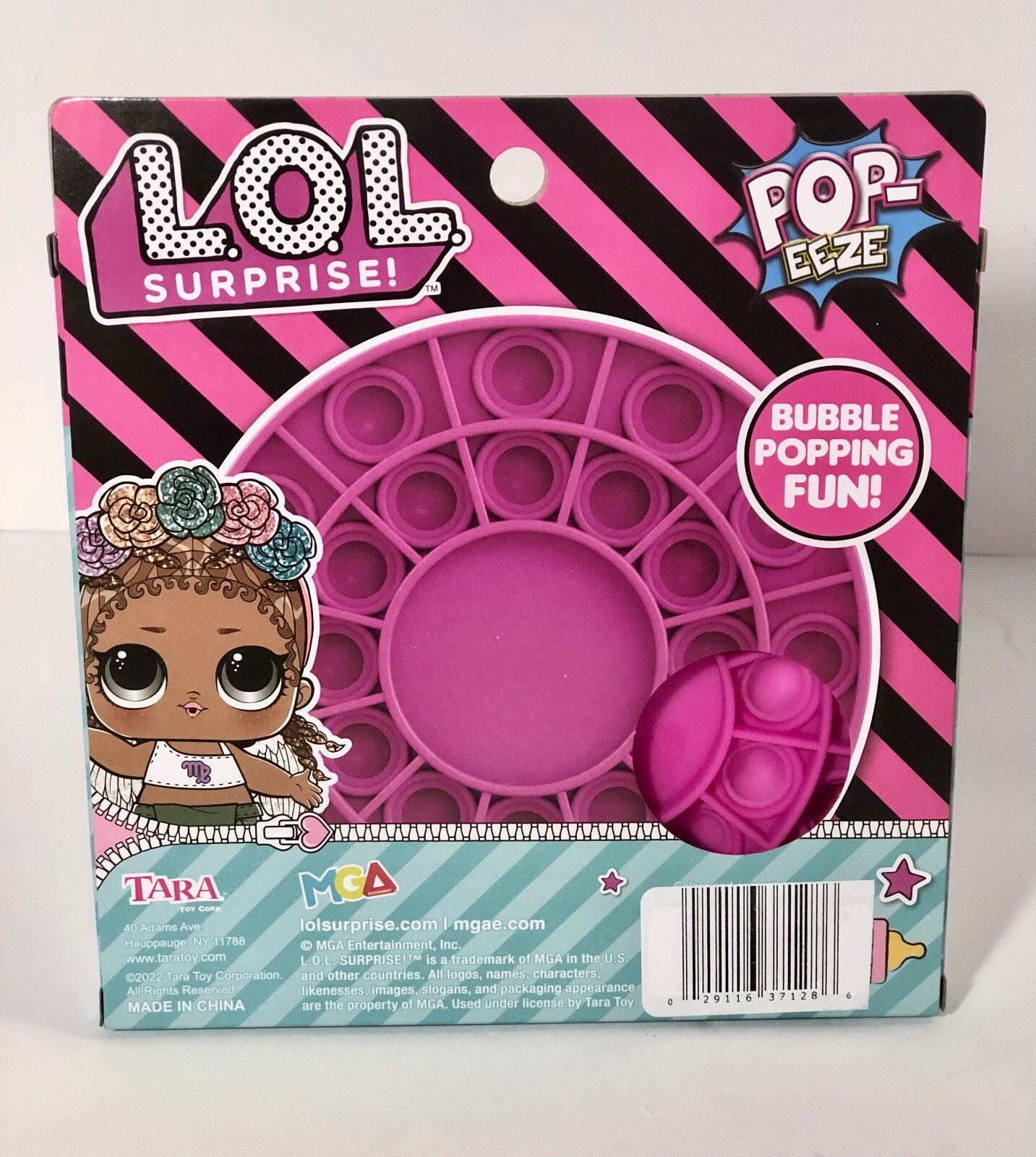 LOL Surprise! Pop-Eeze Bubble Popping Hot Pink Fun Fidget Popper NEW Ages 3+