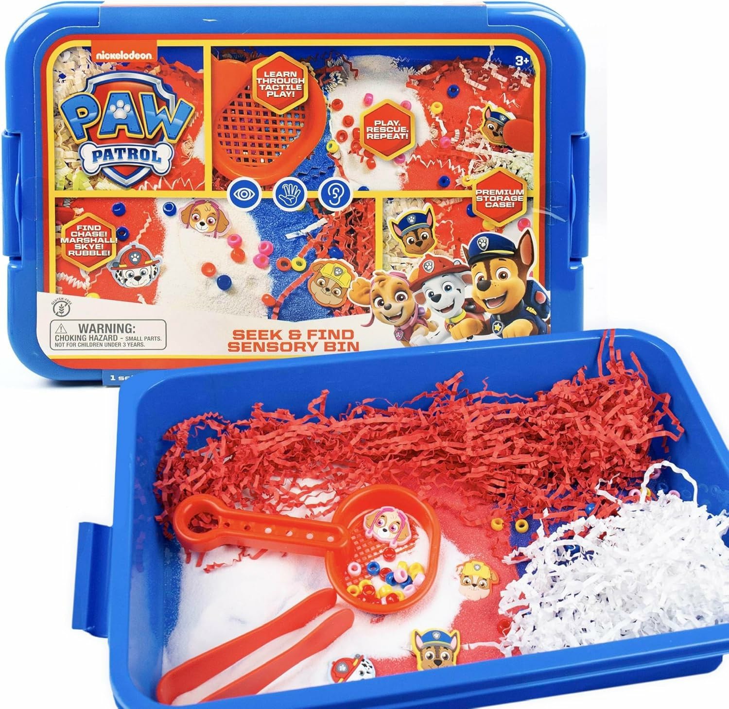 Spin Master Nickelodeon Paw Patrol Seek & Find Sensory Bin Brand New Sealed