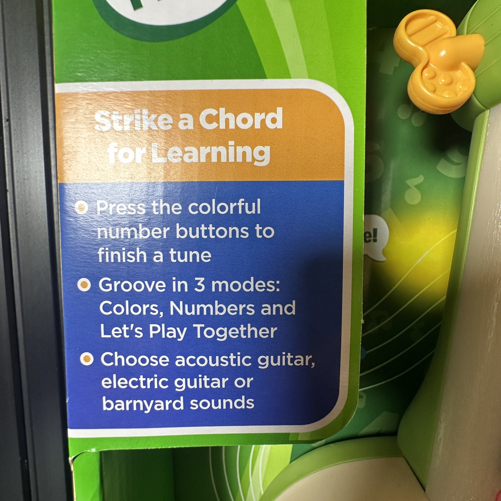 NEW LeapFrog Strum & Count Wooden Guitar for kids girls & boys