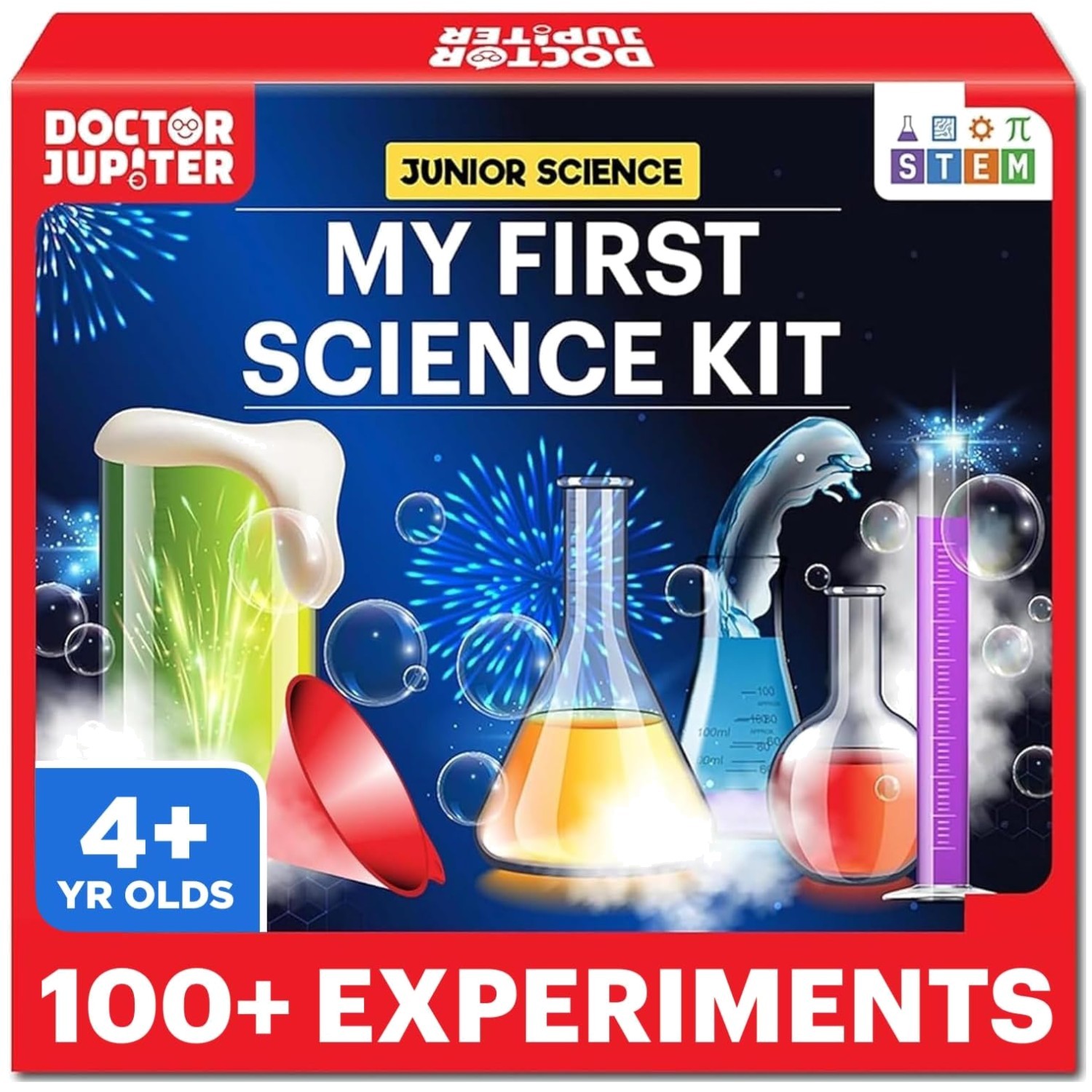 Educational Toy Stem Kit Ages 4-8 | 100+ Experiments