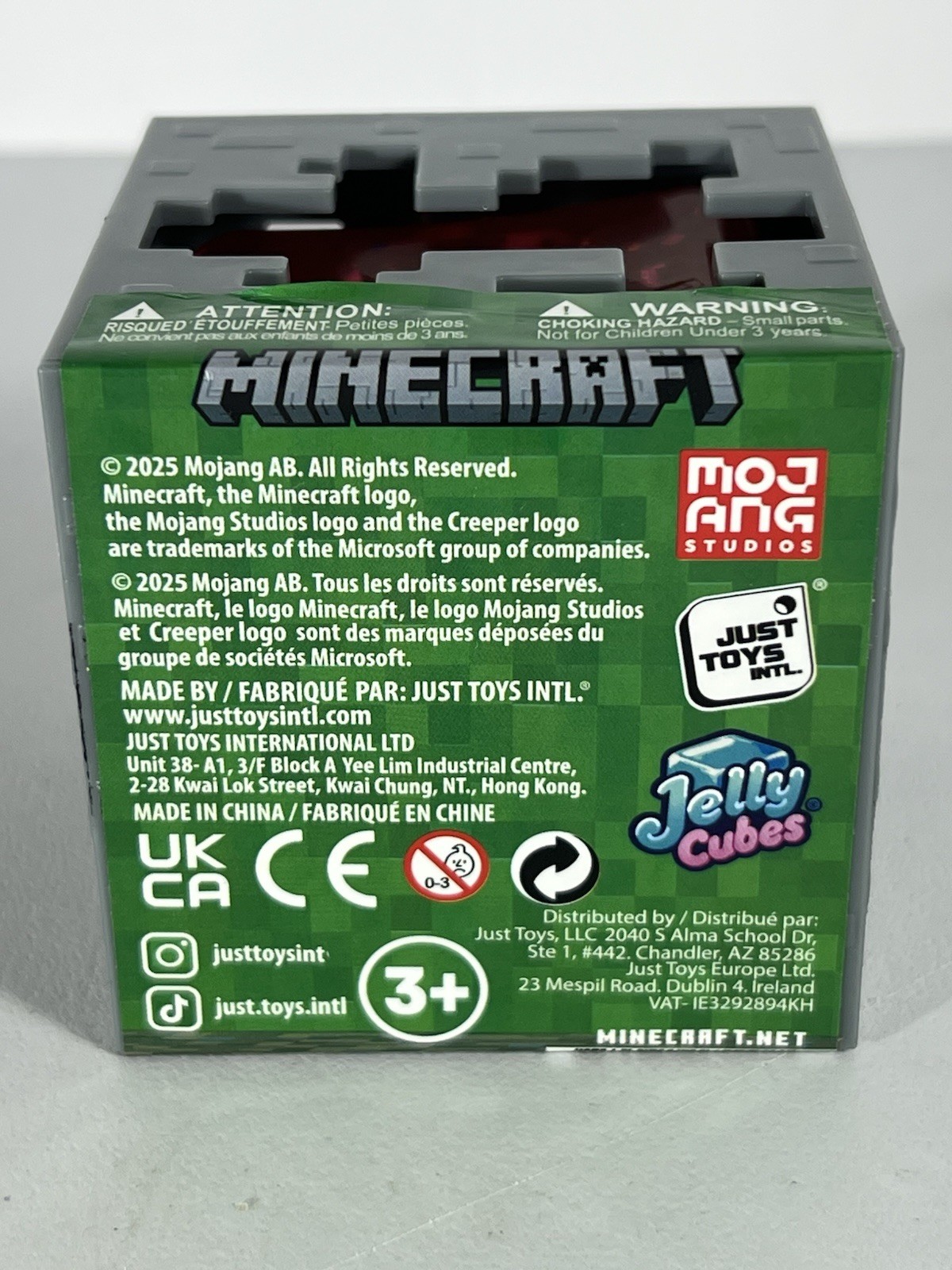 MINECRAFT JELLY CUBES – Viral Squishy IN HAND (RED) New