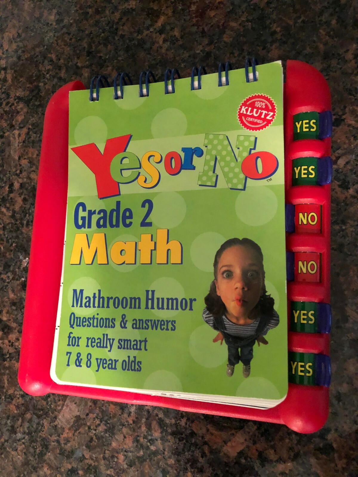 Klutz Yes or No Grade 2 Math Humor Questions & Answers for 7-8 Year Old 