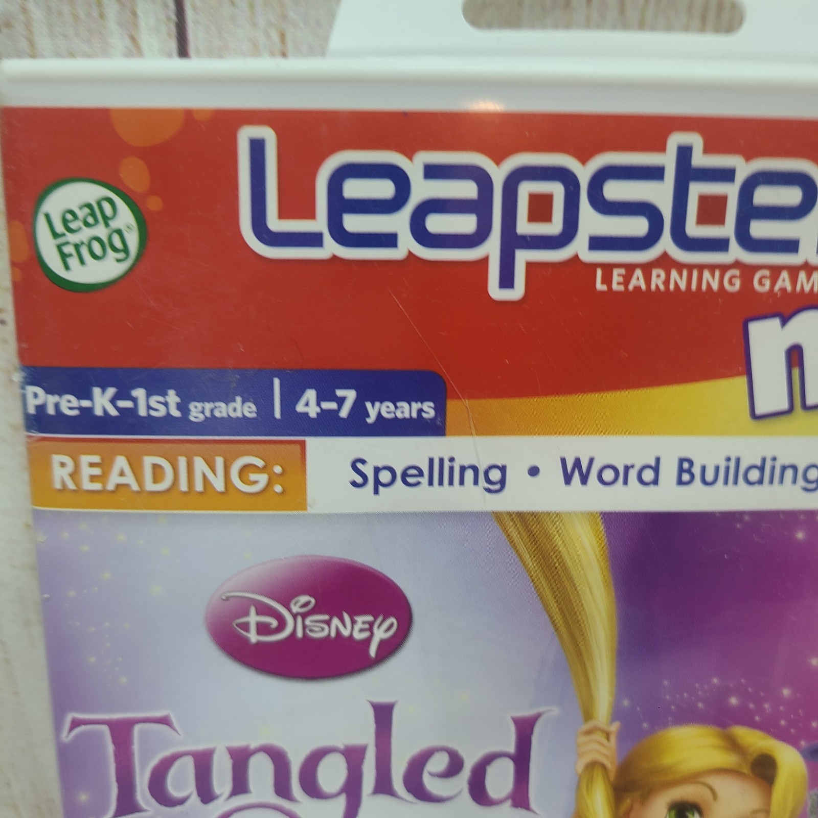 Leapfrog Leapster Tangled Game Leapster 1 and 2 Ages 4-7 Spelling Word Building