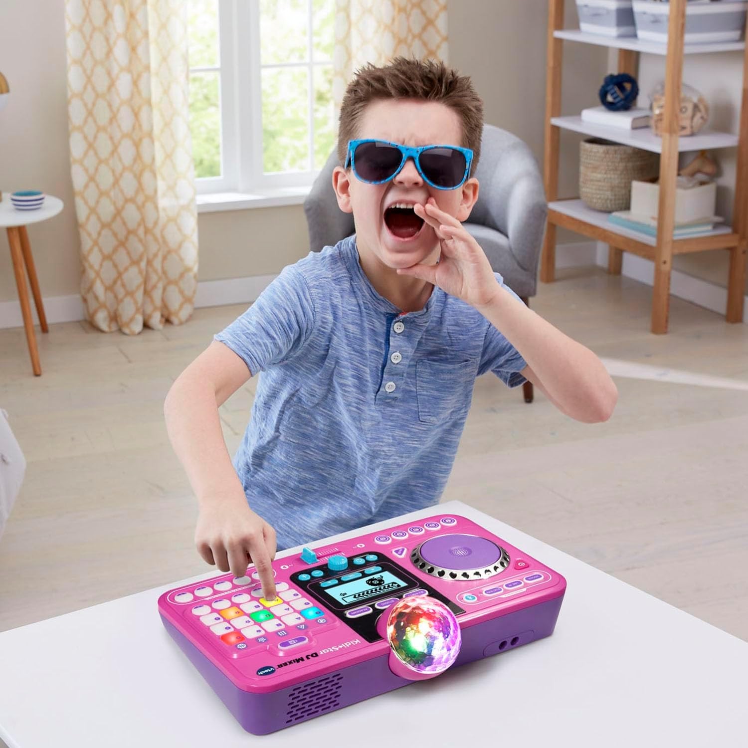 VTech Kidi Star DJ Mixer – Pink (English Version)