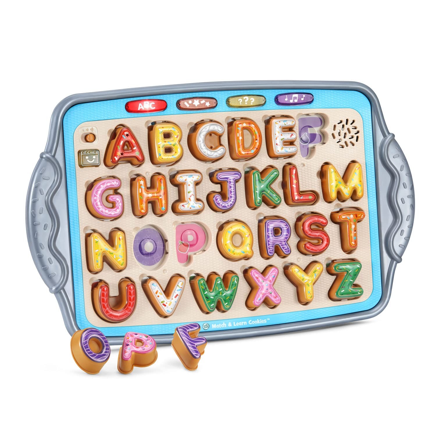Match and Learn Cookies Letter Shaped Toys for Preschool Ages 2 Cooking Fun