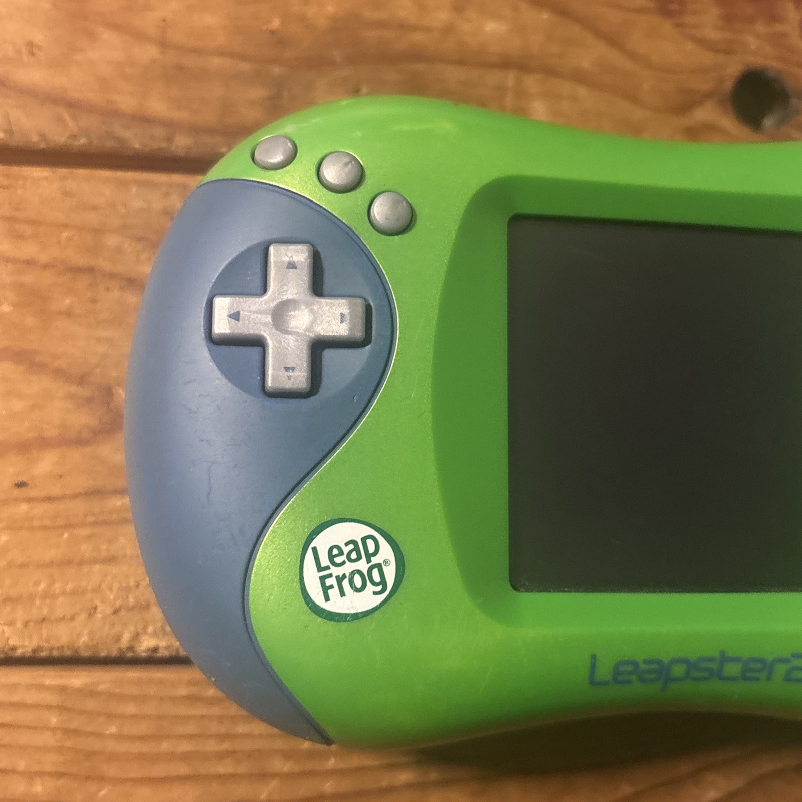 Leap Frog Leapster 2 Learning Green Gaming Handheld Console Unit NEEDS REPAIRS