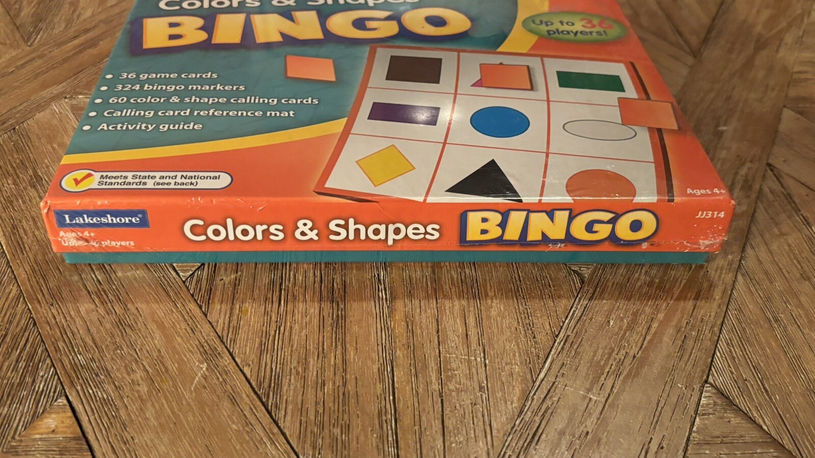 LAKESHORE Colors & Shapes Bingo JJ314….SEALED/NEW