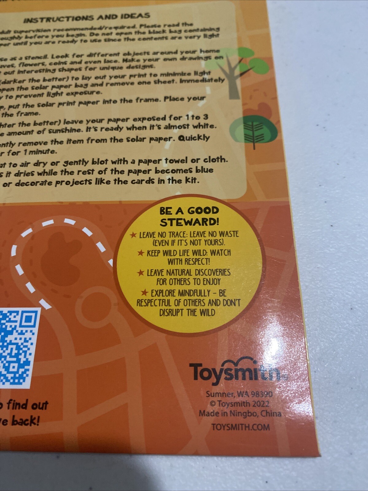 Toysmith Outdoor Discovery, Solar Print Paper, Refill for Kit 12 Sheets Total
