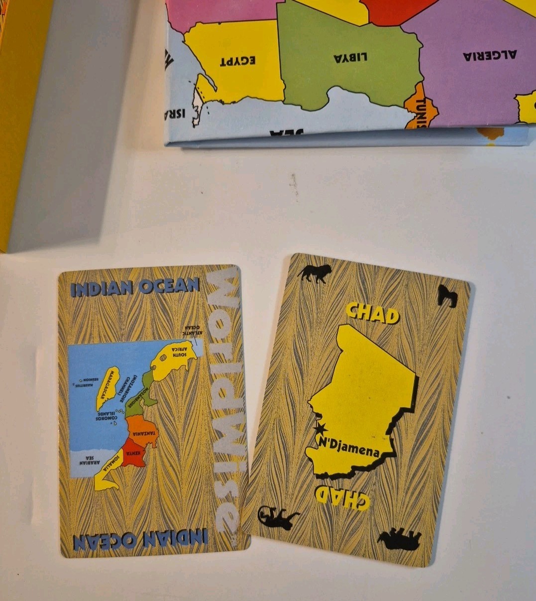 WorldWise Geography Card Game – African Edition -2-8 players-Ages 9+ Complete