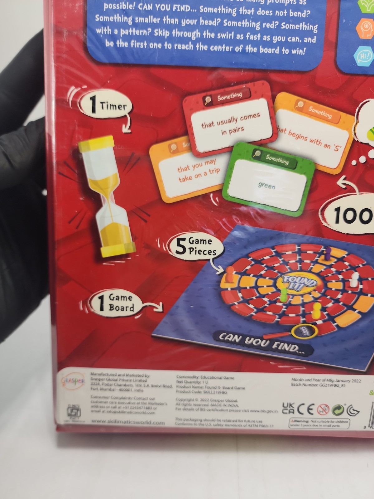 Skillmatics Board Game : Found It | Gifts, Super Fun Family Game for 6+ Years