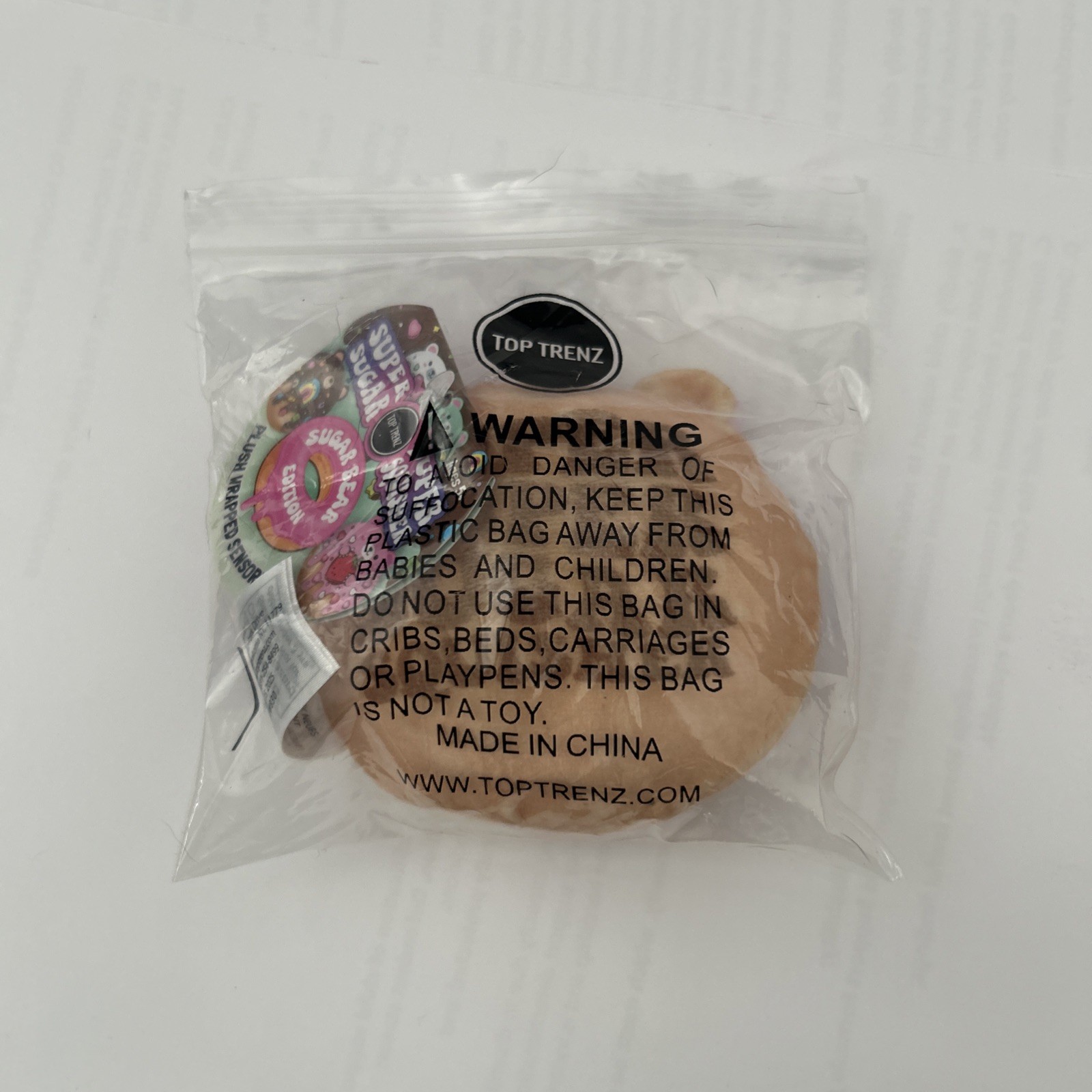 NWT TOP TRENZ Valerie Sugar Squisher Plush sensory toy