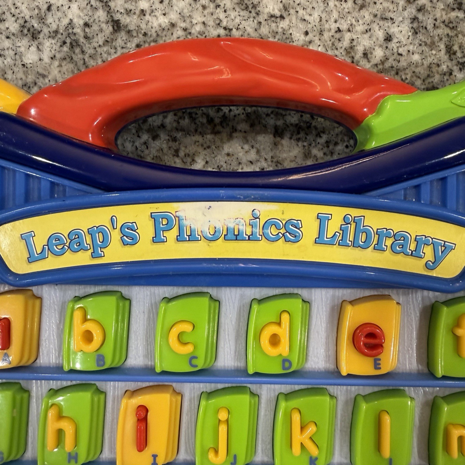 Vintage/Rare-2003 Leap Frog Leap’s Phonics LIBRARY Learning Educational Toy Home